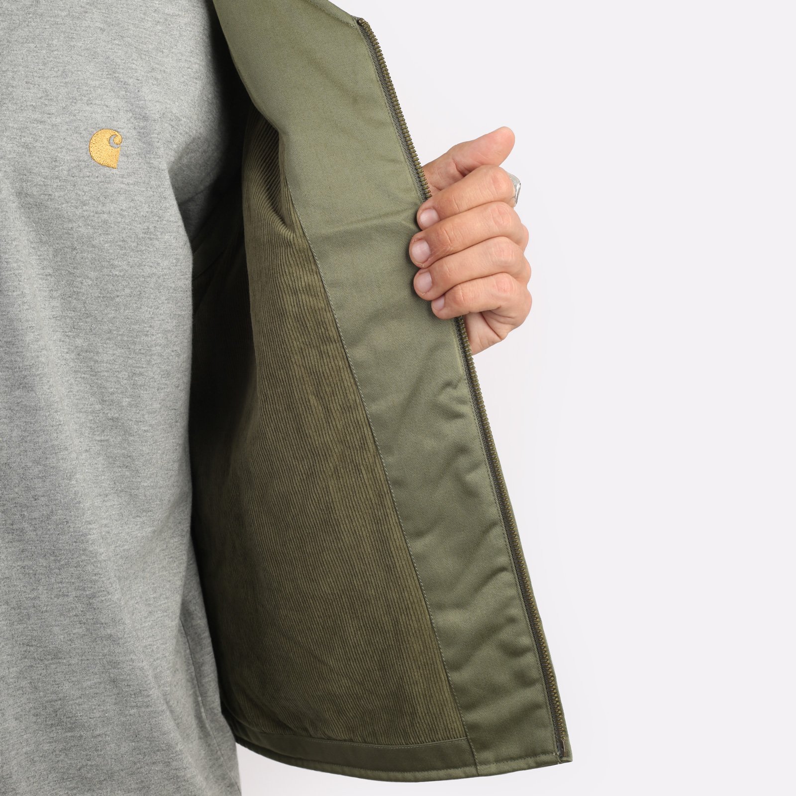 мужской зеленый жилет Alpha Industries Deck Vest MJD53500C1-green - цена, описание, фото 5