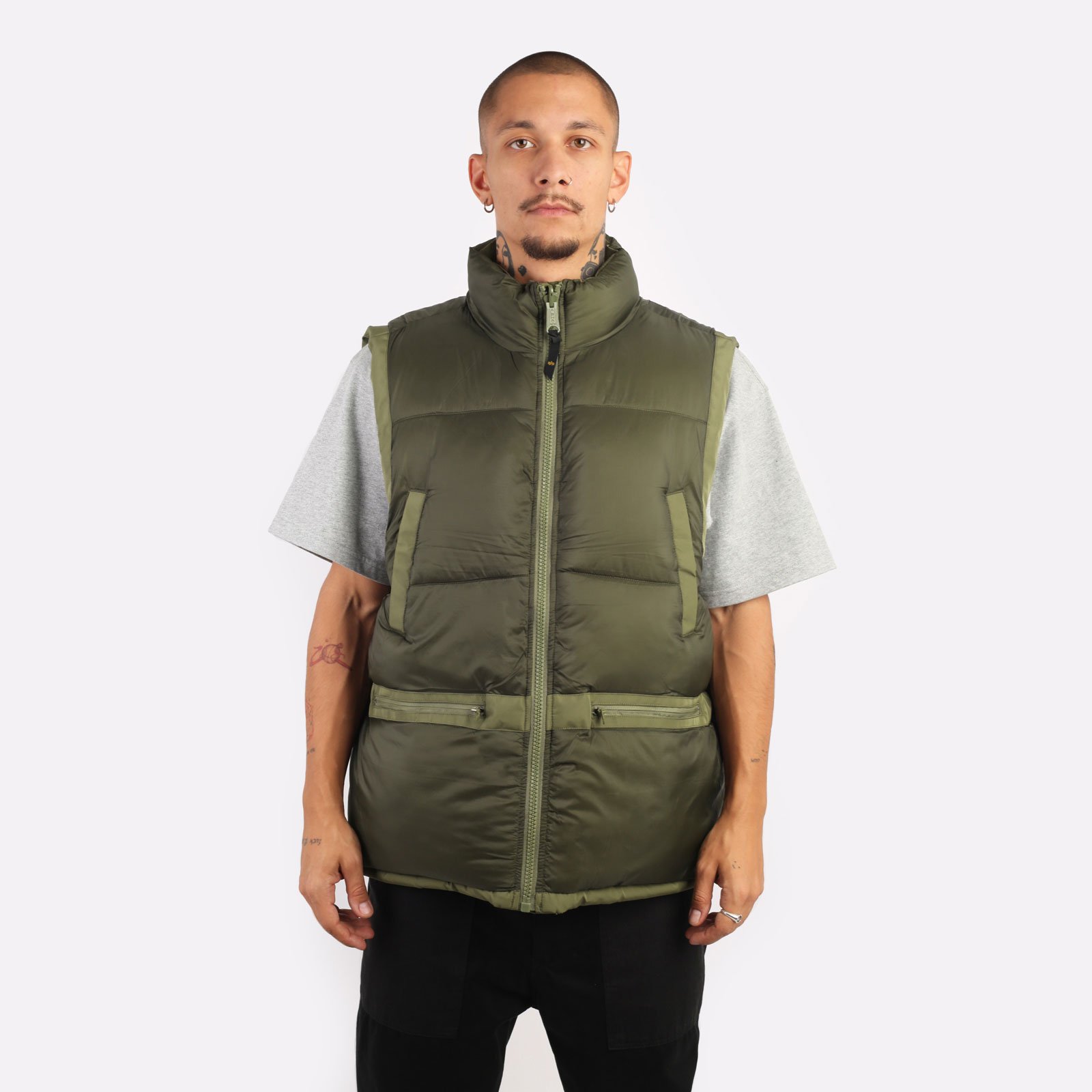 мужской жилет Alpha Industries PCU Mod Vest  (MJU53500C1-green)  - цена, описание, фото 5