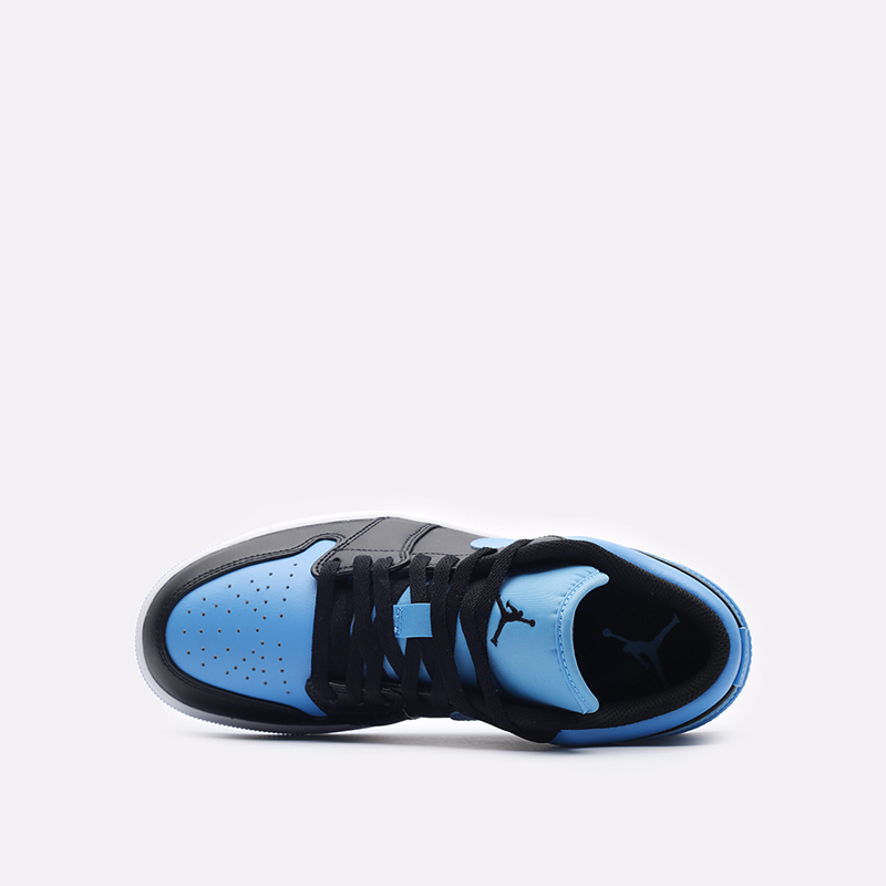 мужские черные кроссовки Jordan 1 Low 553558-041 - цена, описание, фото 6