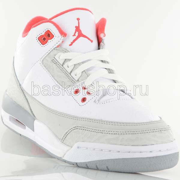 girls jordan 3 retro (gs) 441140-101 - фото 1 Баскетбольные Jordan girls jordan 3 retro (gs) (441140-101) - цена, описание, фото 1