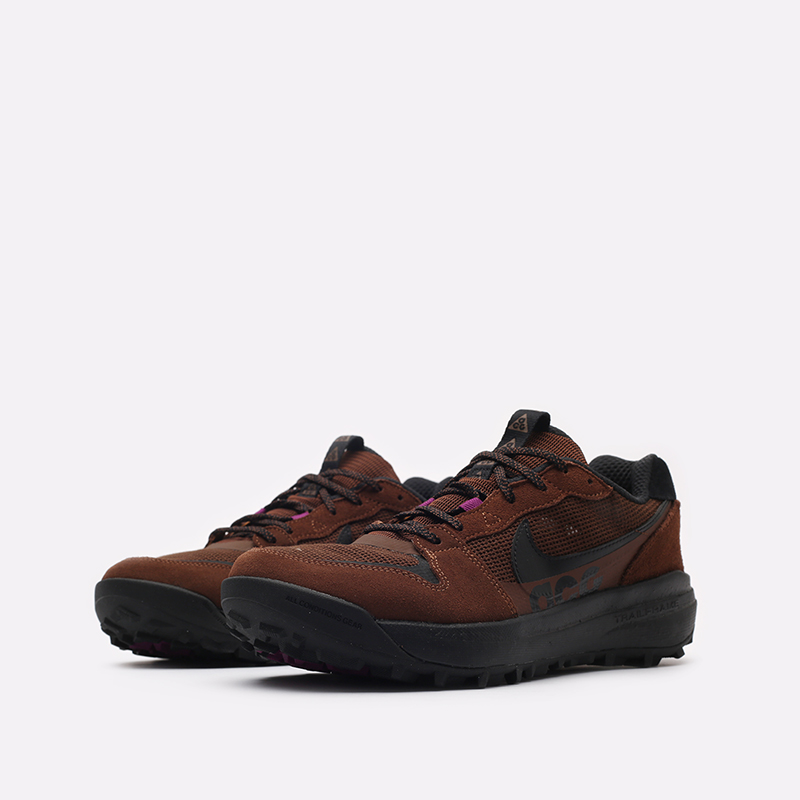 мужские коричневые кроссовки Nike ACG Lowcate DM8019-200 - цена, описание, фото 4