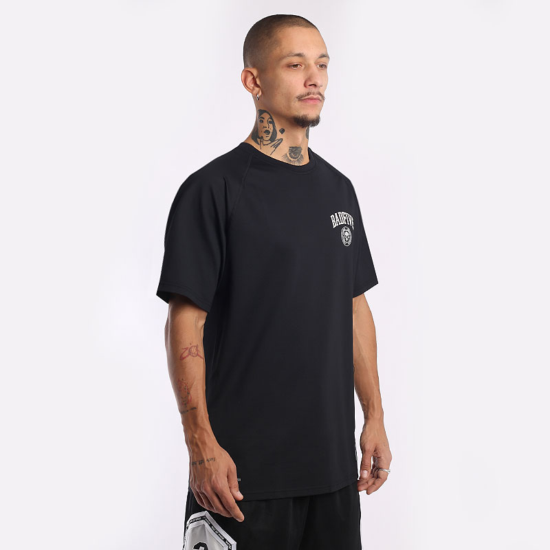 мужская черная футболка Li-Ning Badfive ATST549-3F - цена, описание, фото 3