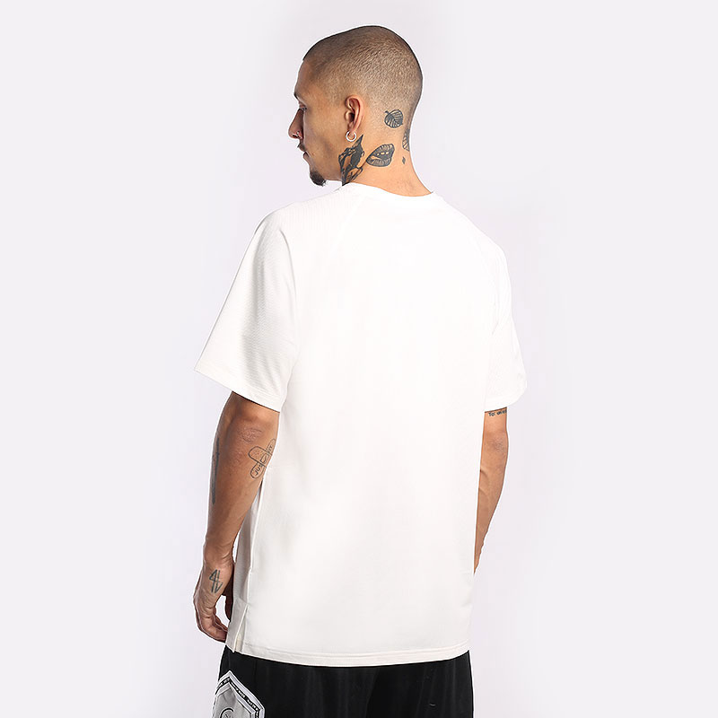 мужская белая футболка Li-Ning Badfive ATST549-1F - цена, описание, фото 2