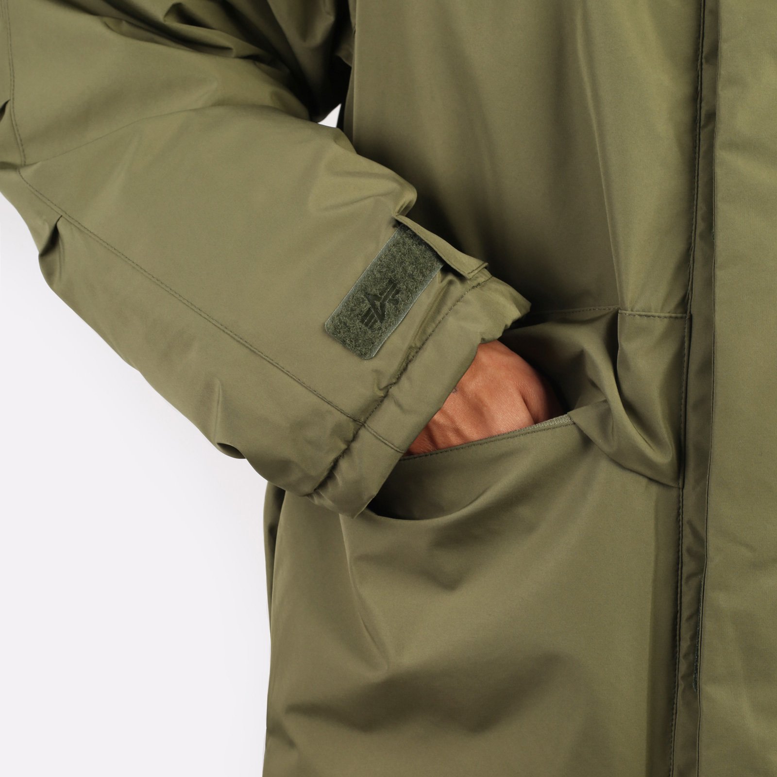 Мужская куртка Alpha Industries Raglan Parka (MJR53500C1-green)  - цена, описание, фото 6