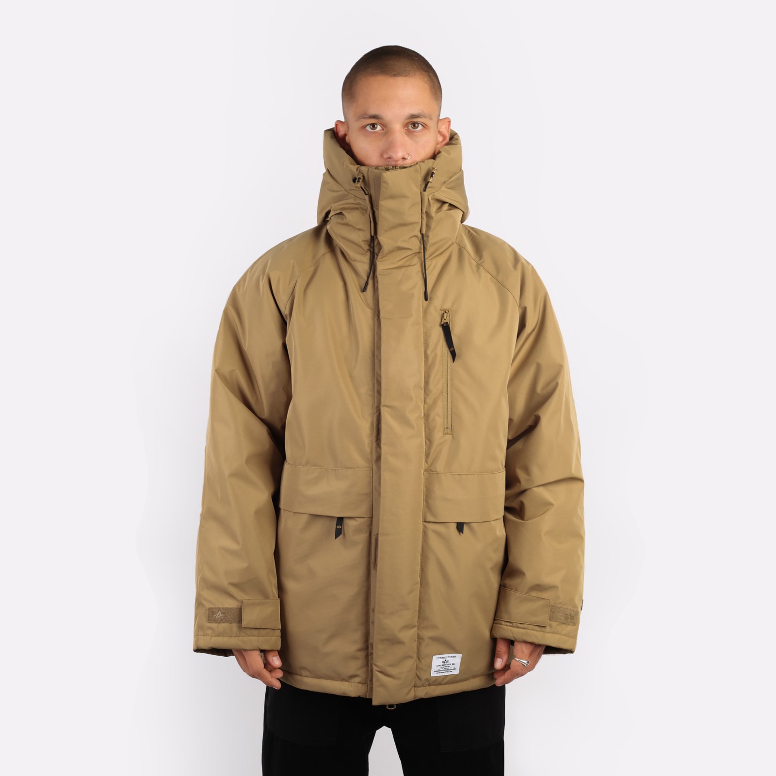 мужская куртка Alpha Industries Raglan Parka  (MJR53500C1-brown)  - цена, описание, фото 1
