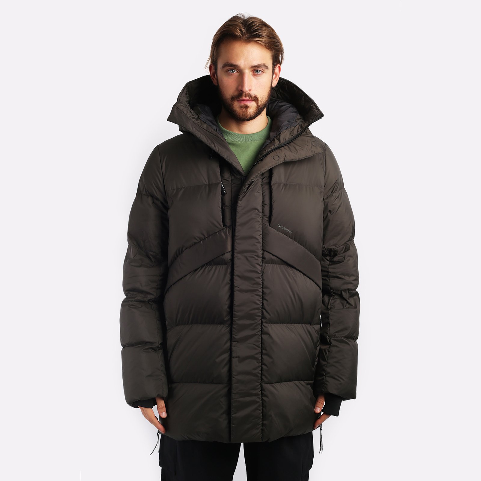 мужская куртка KRAKATAU Aitken  (Qm437-59-коф/зел)  - цена, описание, фото 1