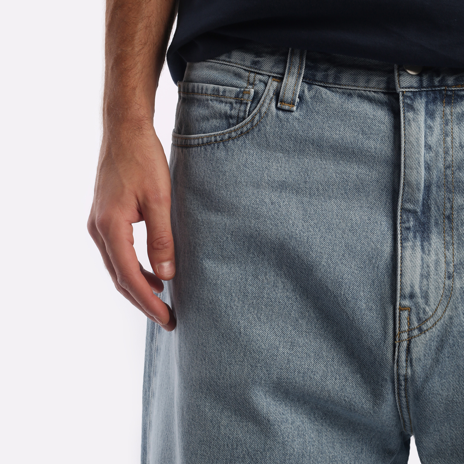мужские брюки Carhartt WIP Robertson  (I030468-blue)  - цена, описание, фото 4