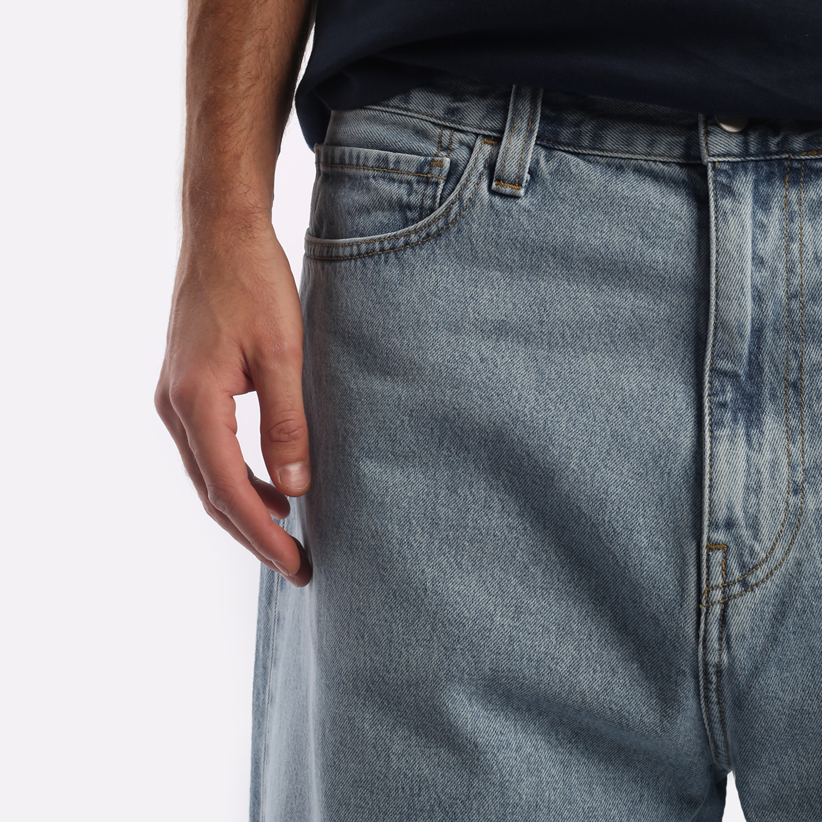 Мужские брюки Carhartt WIP Robertson (I030468-blue)  - цена, описание, фото 4