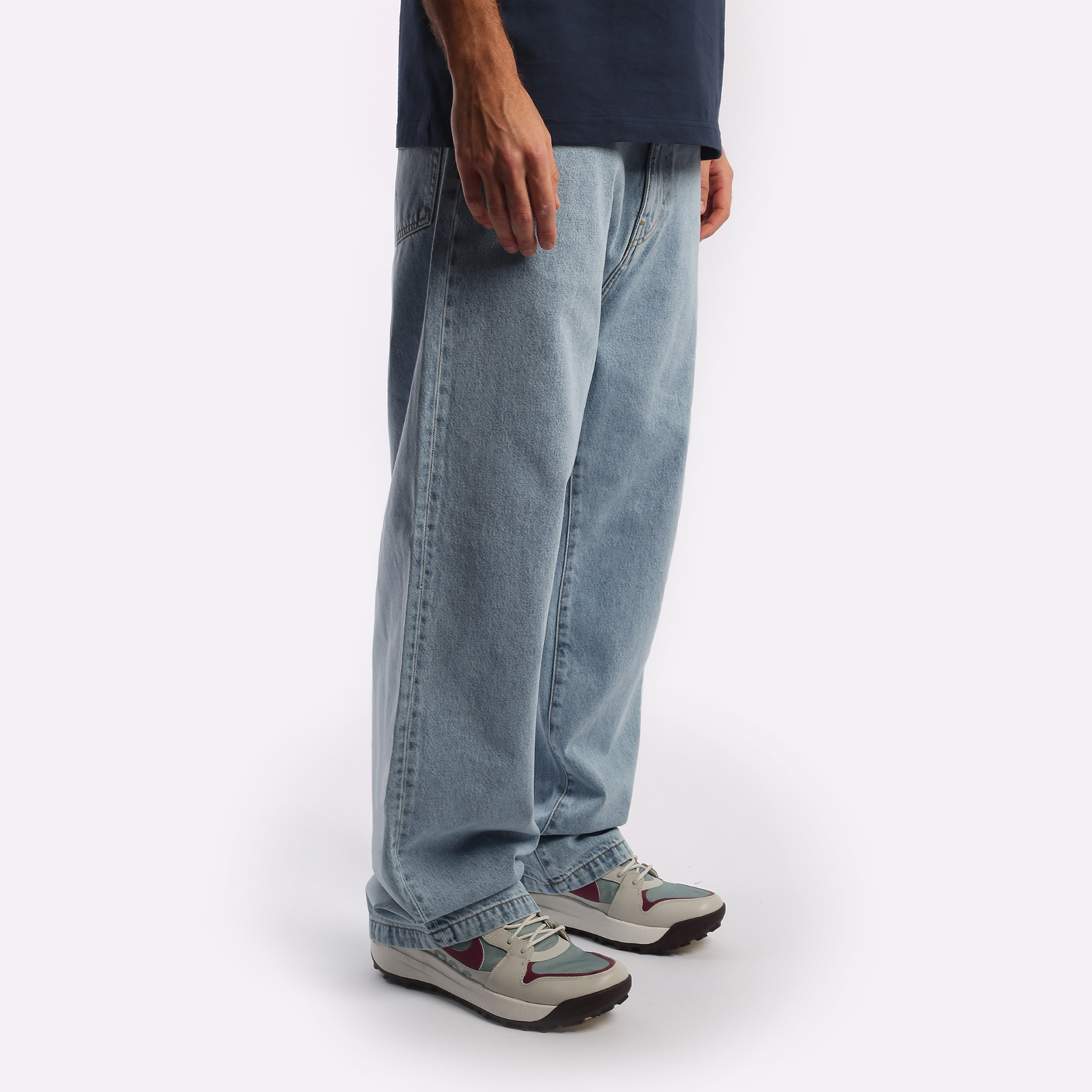 мужские голубые брюки Carhartt WIP Robertson I030468-blue - цена, описание, фото 5