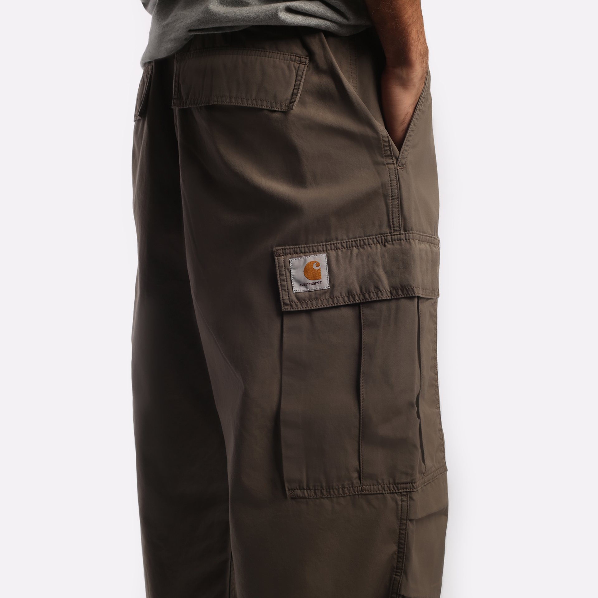 Мужские брюки Carhartt WIP Jet (I031520-barista)  - цена, описание, фото 4