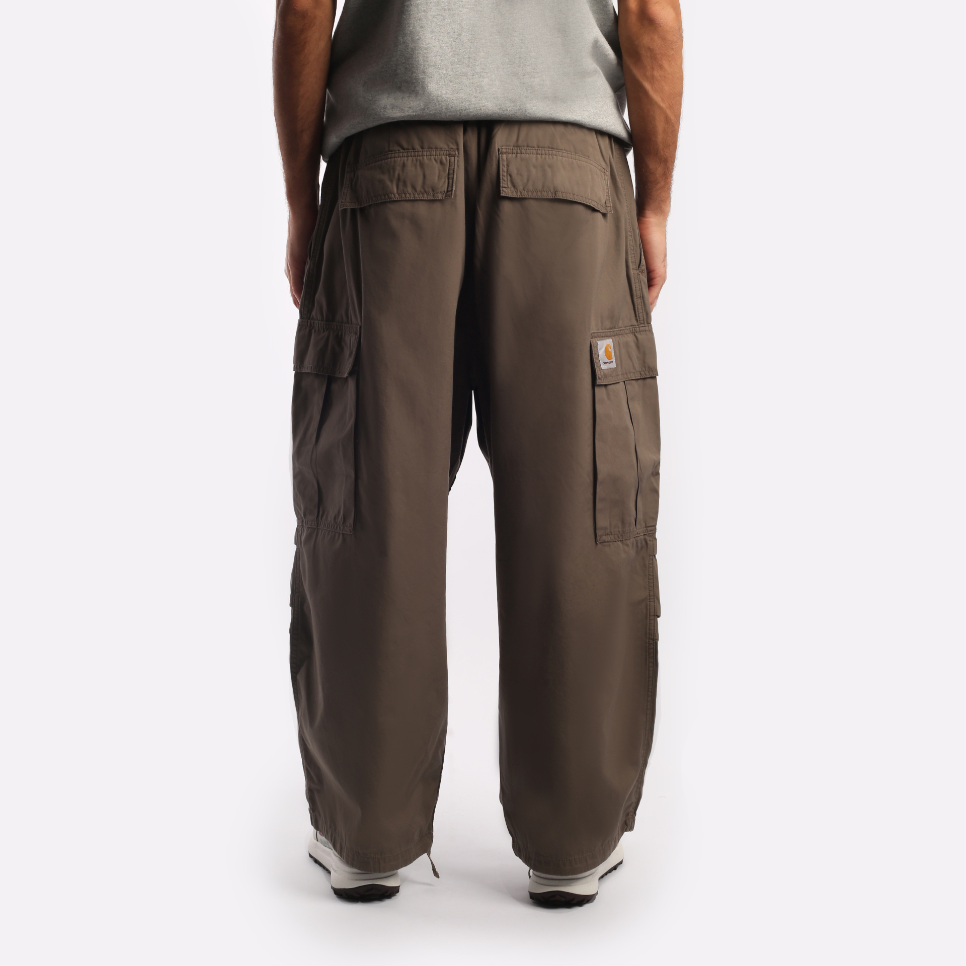 мужские коричневые брюки Carhartt WIP Jet I031520-barista - цена, описание, фото 2