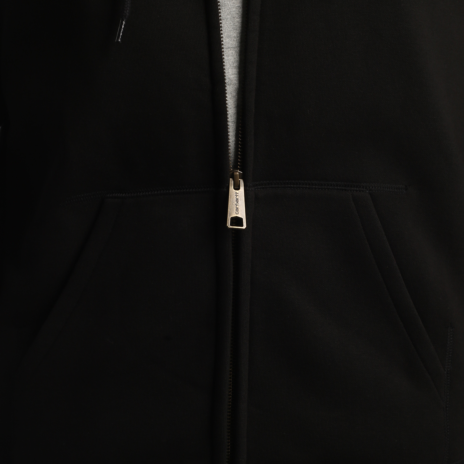 Мужская толстовка Carhartt WIP Hooded Chase Jacket (I026385-black/gold)  - цена, описание, фото 6