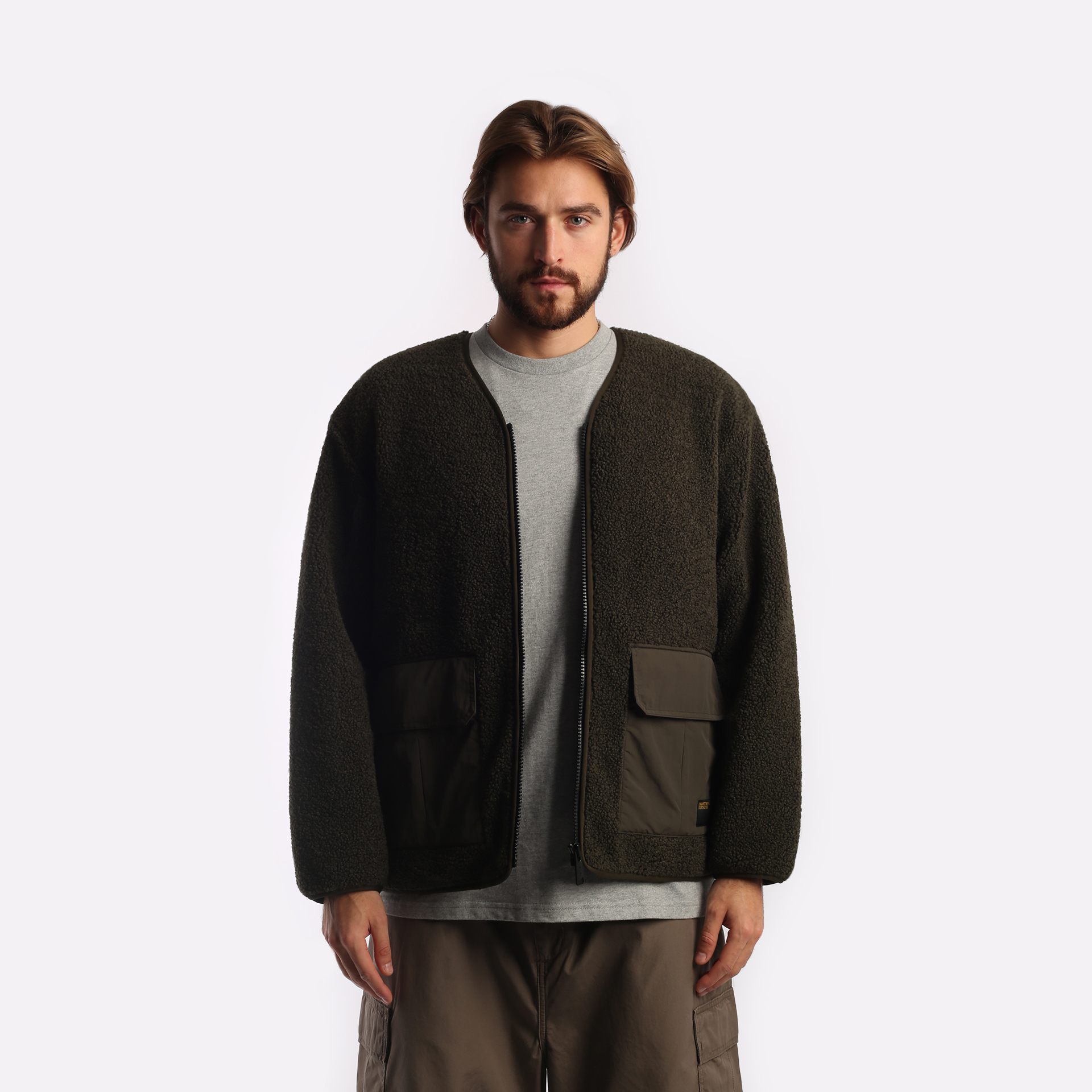 мужская куртка Carhartt WIP Devin Liner  (I032244-cypress)  - цена, описание, фото 1