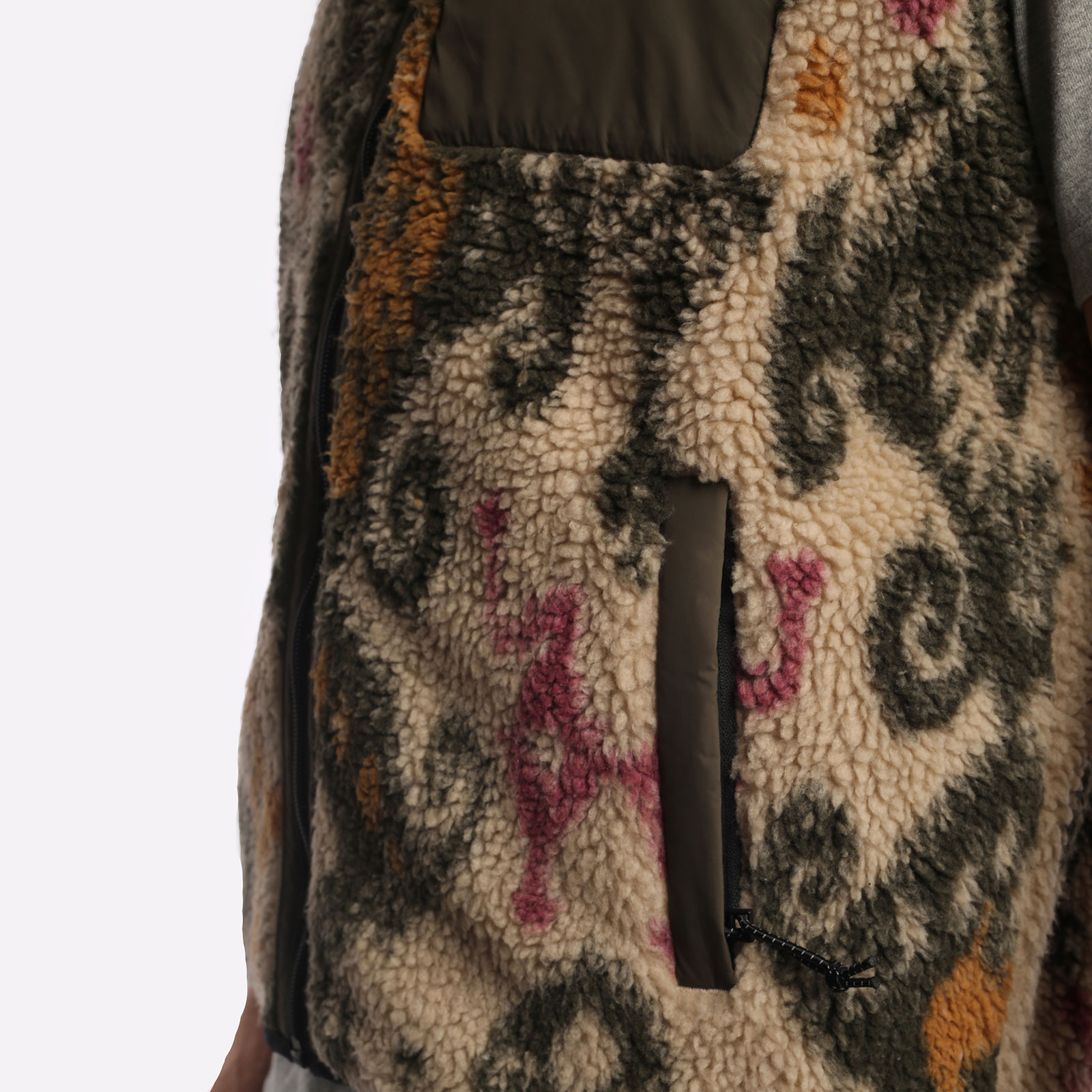 мужской жилет Carhartt WIP Prentis Vest Liner  (I026719-wall/cypress)  - цена, описание, фото 4