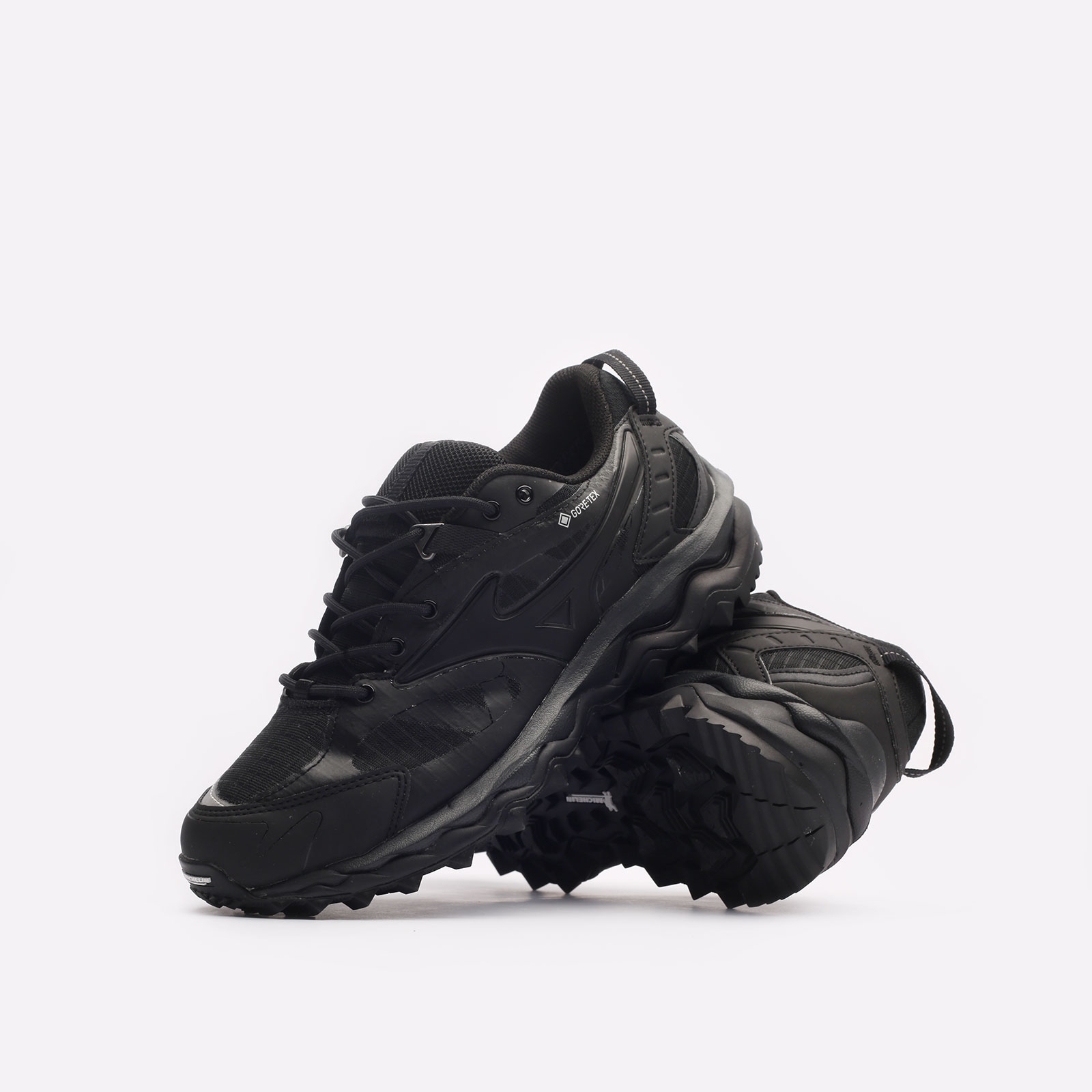 мужские черные кроссовки Mizuno Wave Mujin TL GTX D1GA237301 - цена, описание, фото 2