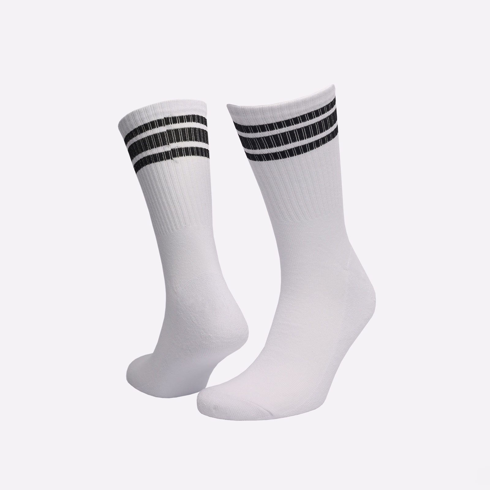 мужские белые носки Sneakerhead Striped Sox Sox-snkrhd-wht/black - цена, описание, фото 1
