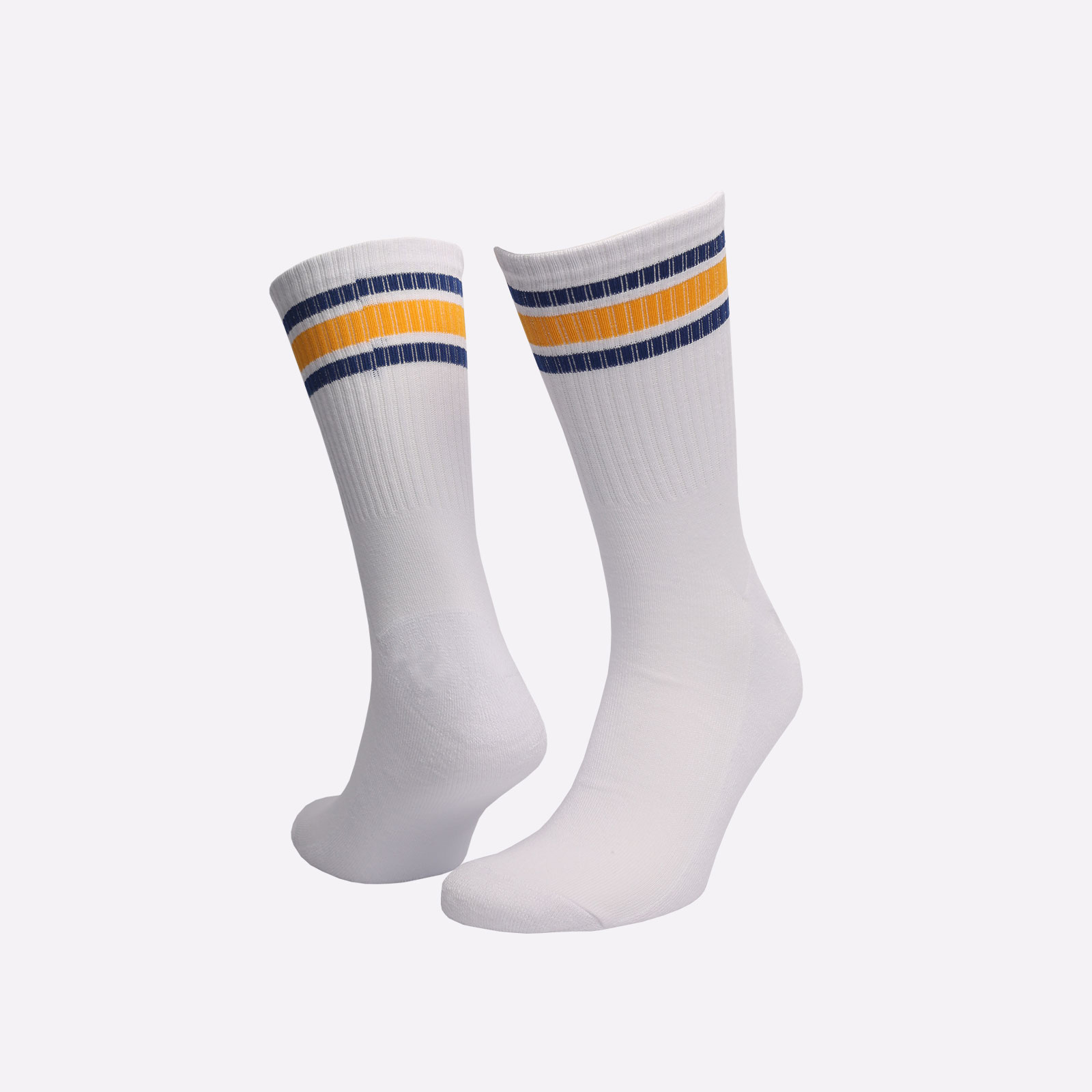 мужские белые носки Sneakerhead Striped Sox Sox-snkrhd-wht/yelw - цена, описание, фото 1