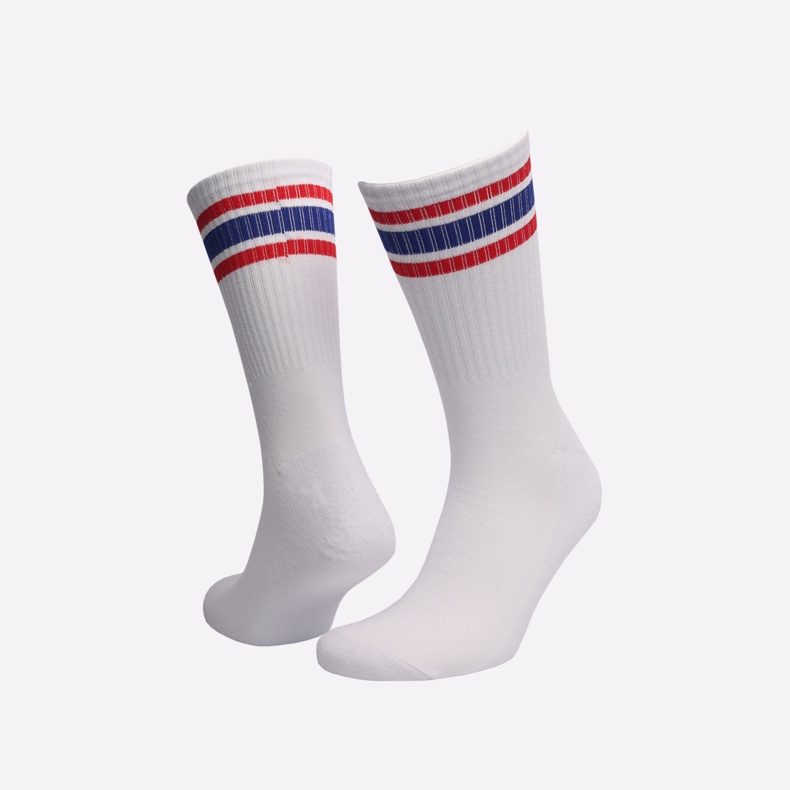 мужские белые носки Sneakerhead Striped Sox Sox-snkrhd-wht/blu - цена, описание, фото 1