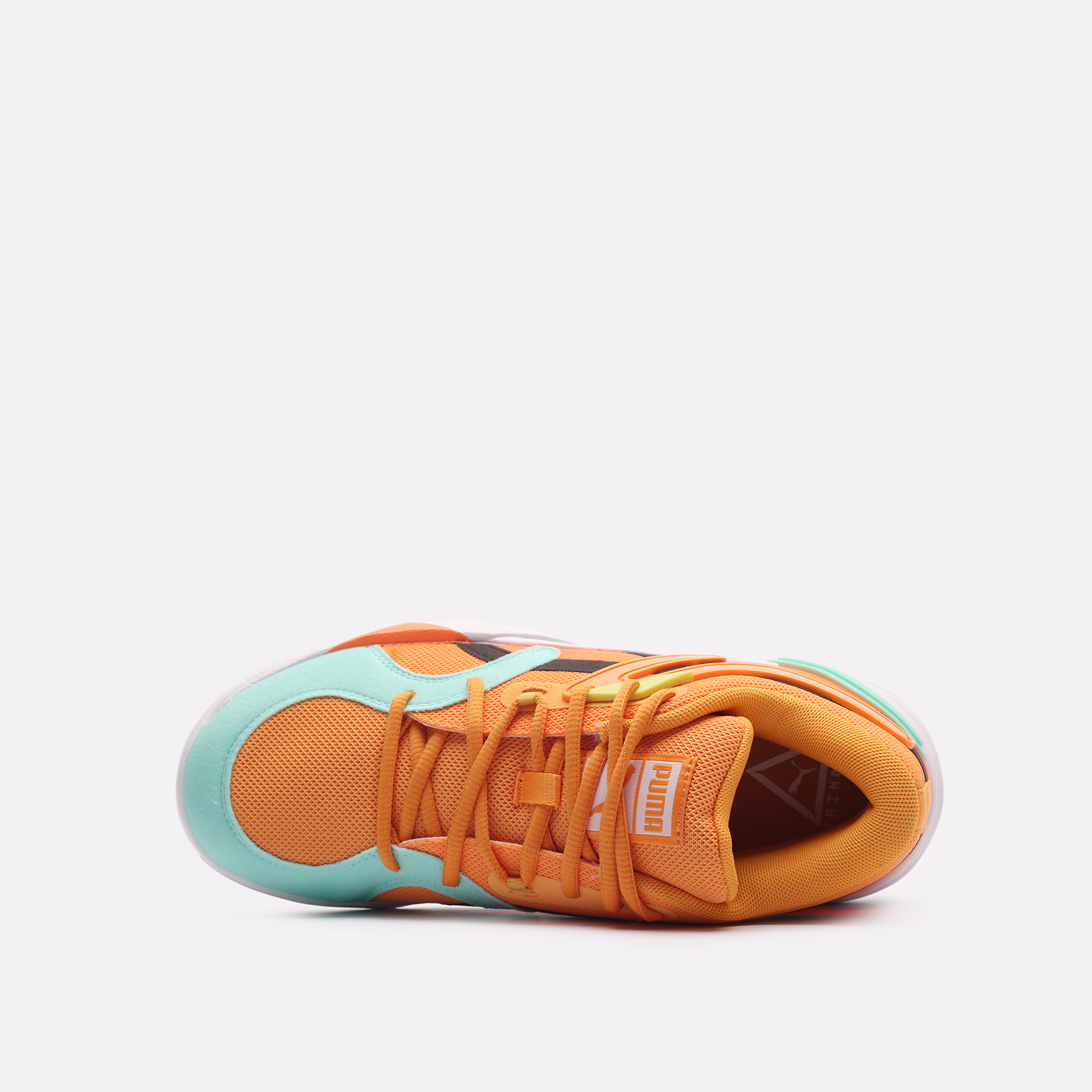 мужские оранжевые баскетбольные кроссовки PUMA Blaze Court 37658223 - цена, описание, фото 6