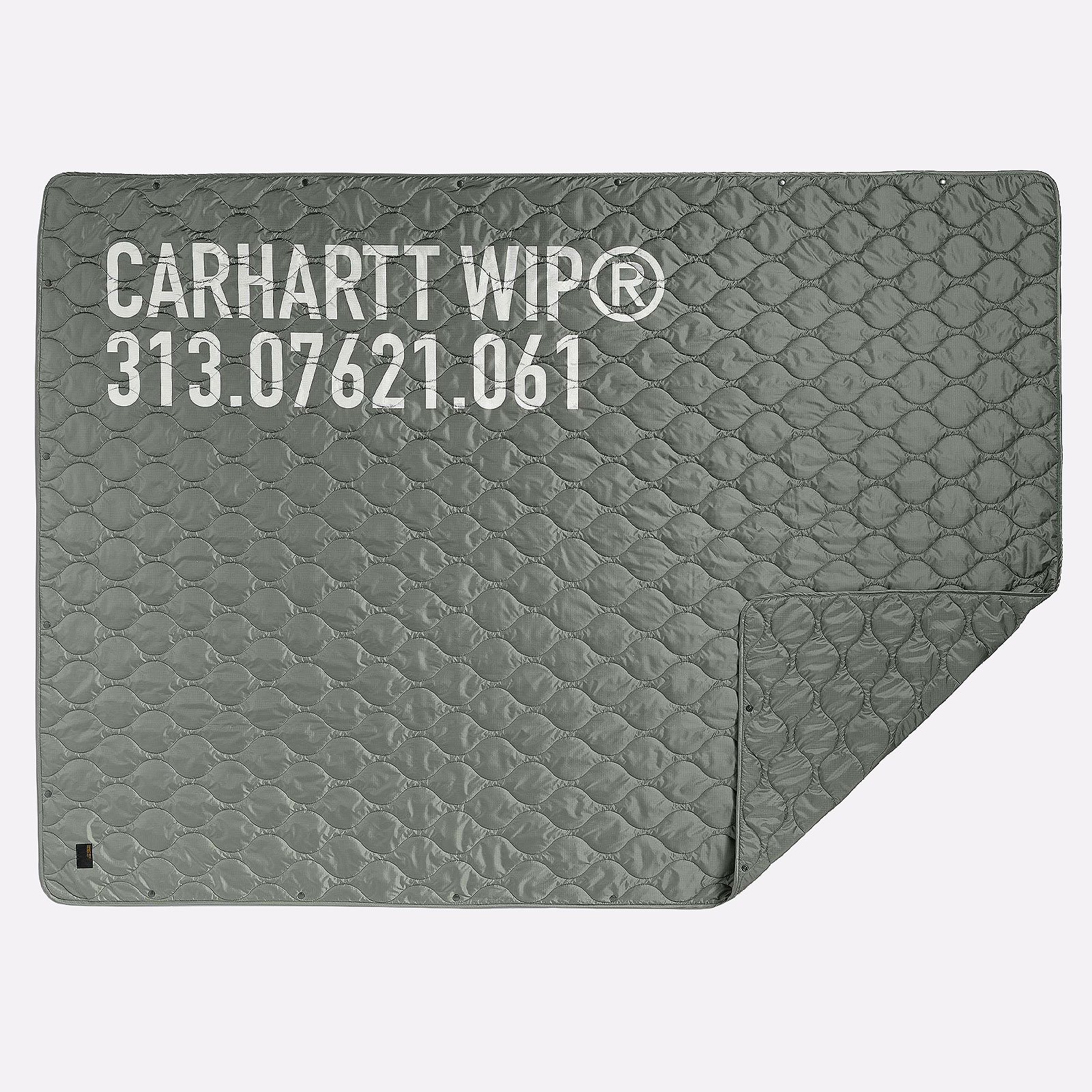 Плед Carhartt WIP Tour Quiled Blanket (I032492-green/ref)  - цена, описание, фото 1