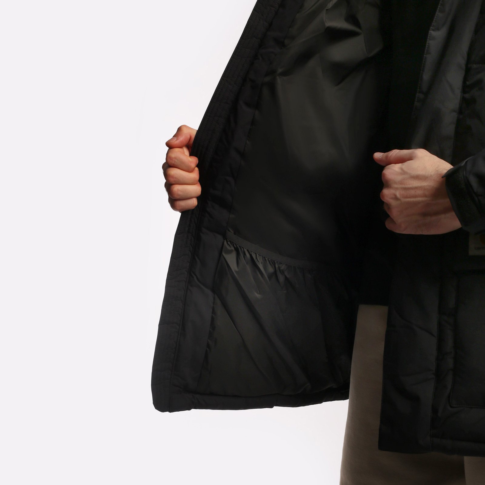 мужская черная куртка Carhartt WIP Milter Jacket I032267-black - цена, описание, фото 6