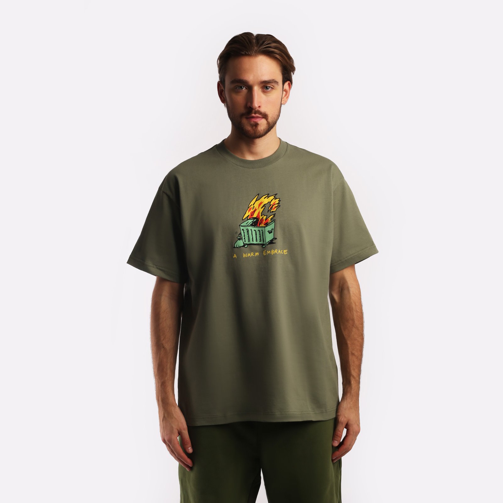 мужская футболка Carhartt WIP S/S Warm Embrace T-Shirt  (I032390-green) I032390-green - цена, описание, фото 1