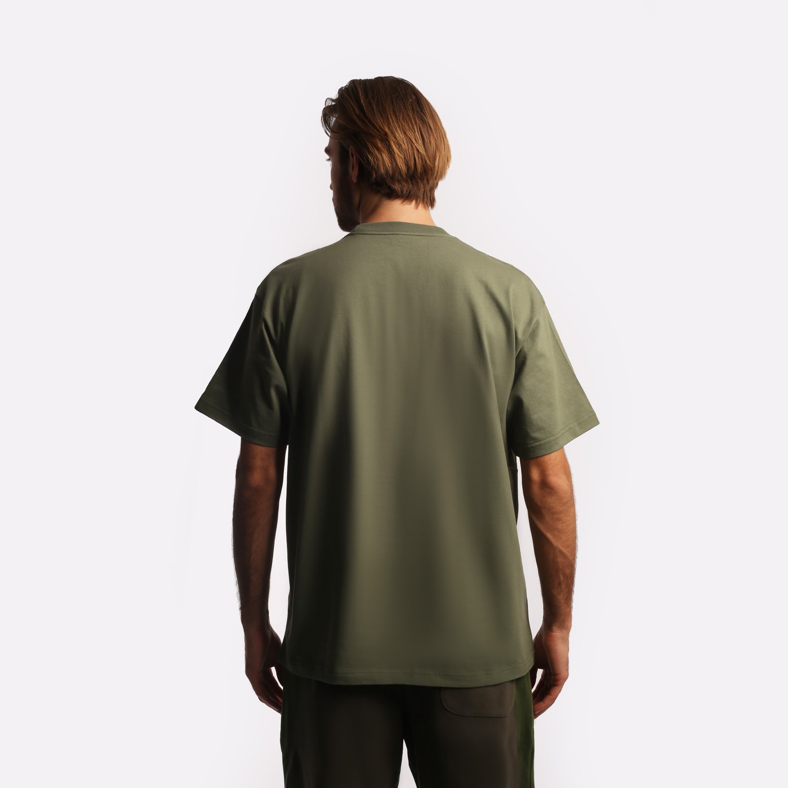 мужская зеленая футболка Carhartt WIP S/S Warm Embrace T-Shirt I032390-green - цена, описание, фото 2