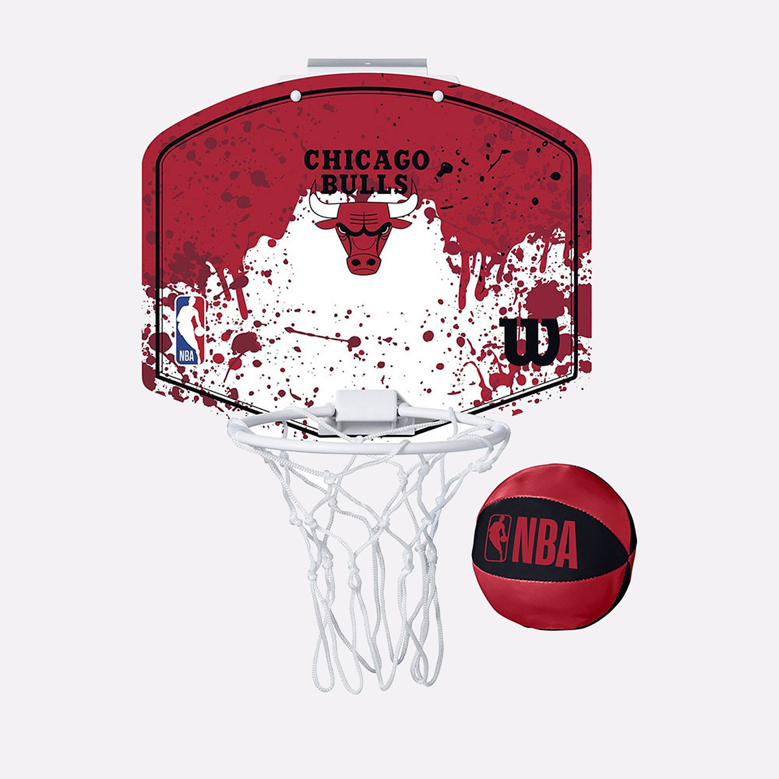 Мини баскетбольное кольцо Wilson NBA TEAM HOOP CHI BULLS (WTBA1302XB)  - цена, описание, фото 1