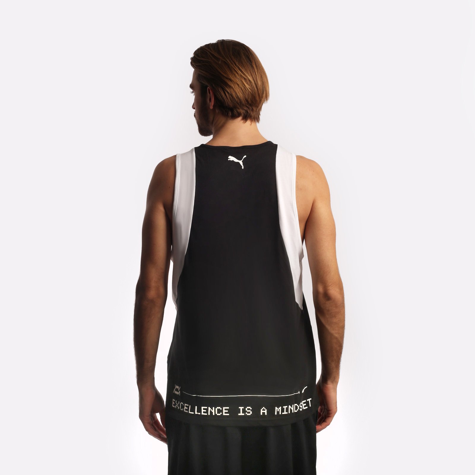 мужская черная майка PUMA The Excellence Tank 53854701 - цена, описание, фото 2