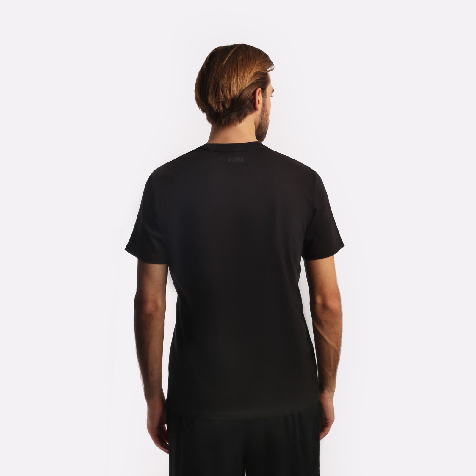 мужская черная футболка PUMA Franchise Core Tee 53856901 - цена, описание, фото 2