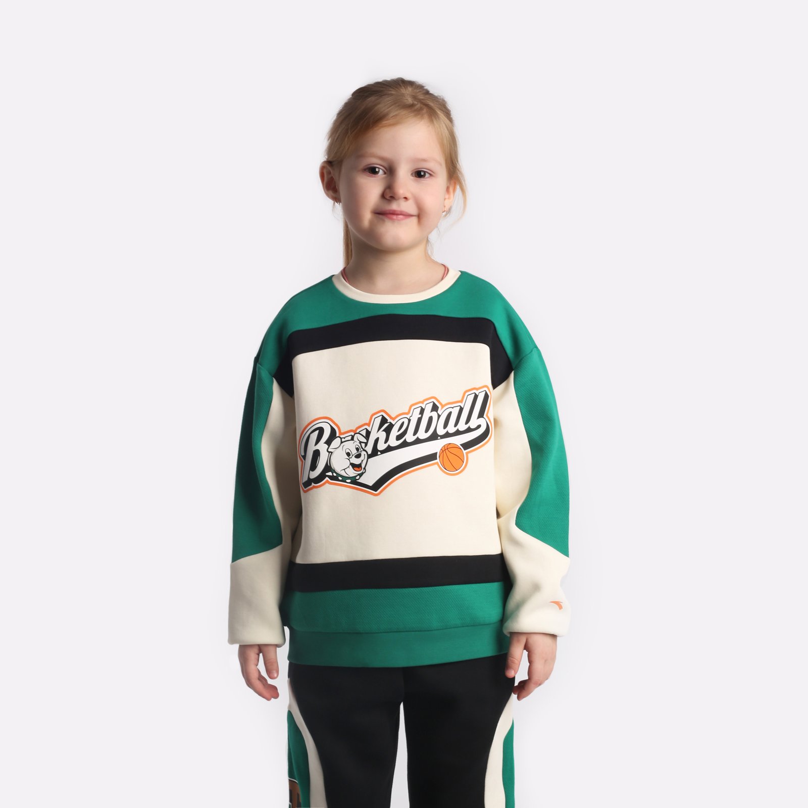 детская толстовка ANTA Sweatshirt  (W352349755B-1)  - цена, описание, фото 1