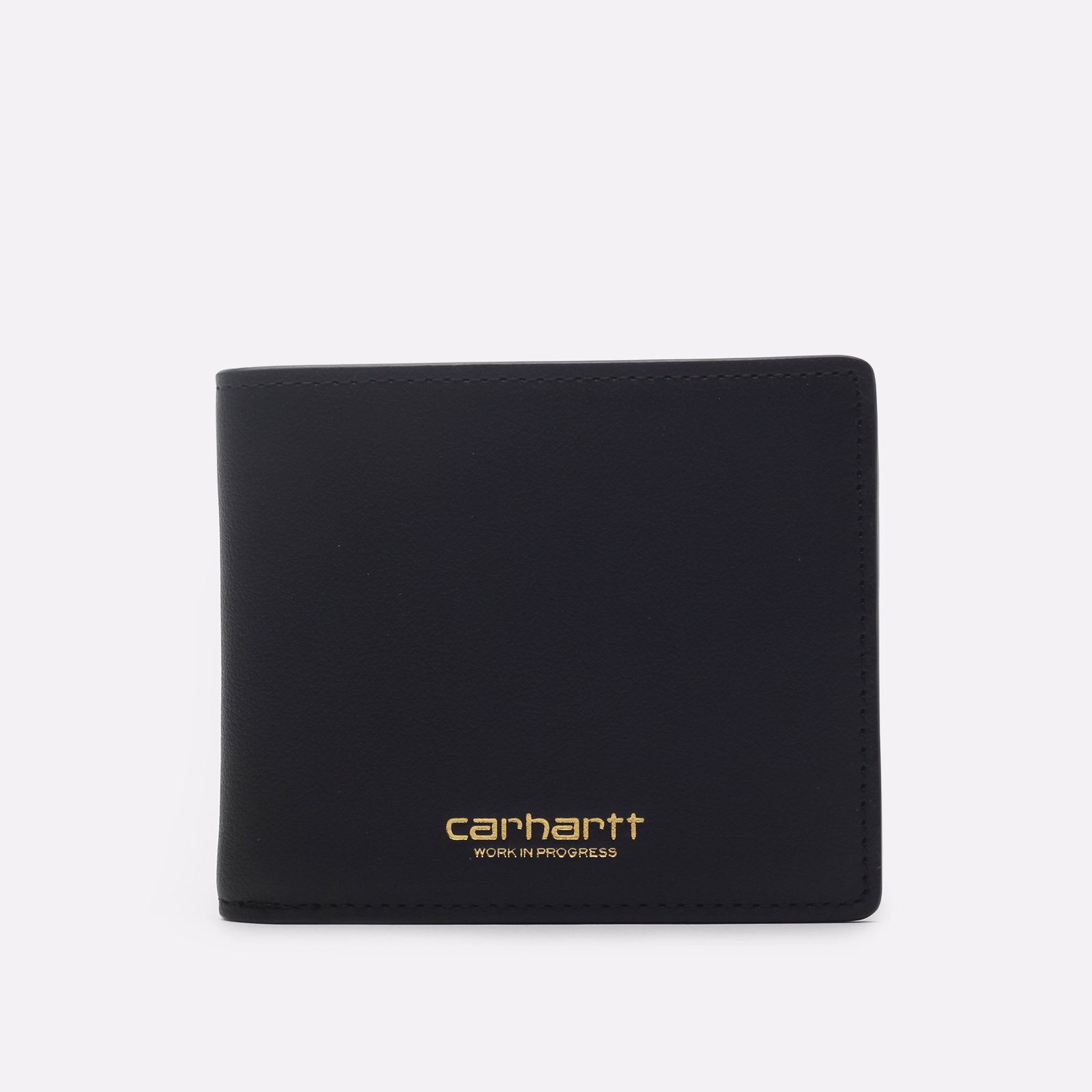 бумажник Carhartt WIP Vegas Billfold Wallet  (I033108-black/gold)  - цена, описание, фото 1
