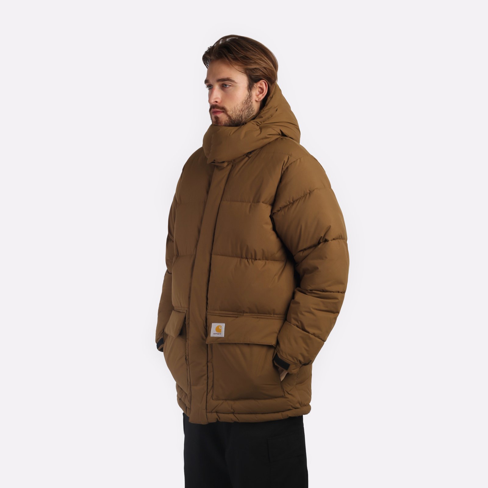 мужская коричневая куртка Carhartt WIP Milter Jacket I032267-tamarind - цена, описание, фото 3