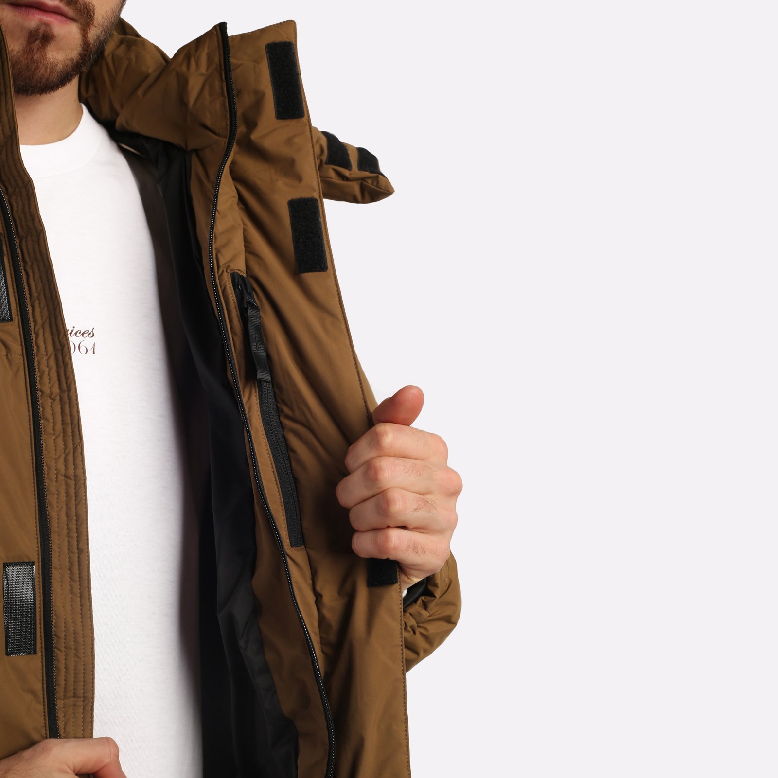 мужская коричневая куртка Carhartt WIP Milter Jacket I032267-tamarind - цена, описание, фото 5