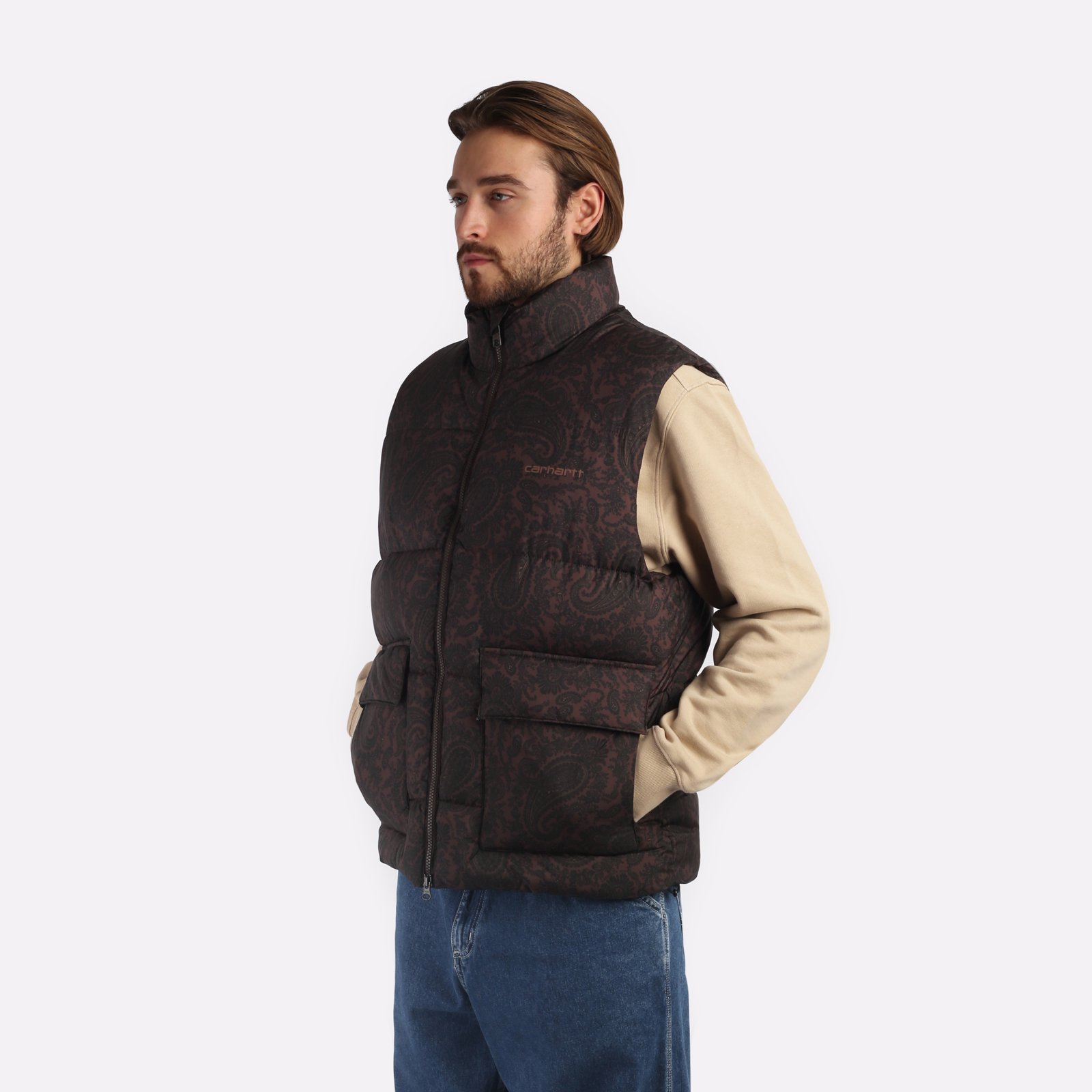 мужской жилет Carhartt WIP Springfield Vest  (I032265-buckeye/black)  - цена, описание, фото 3