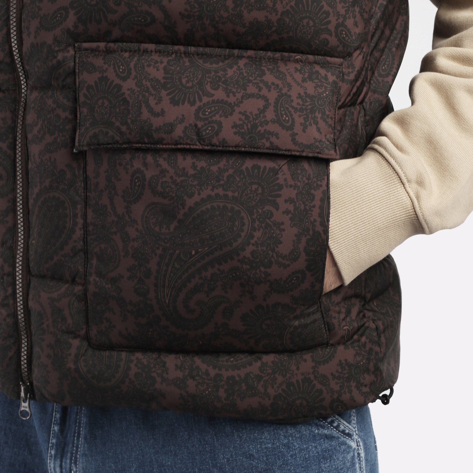 Мужской жилет Carhartt WIP Springfield Vest (I032265-buckeye/black)  - цена, описание, фото 6