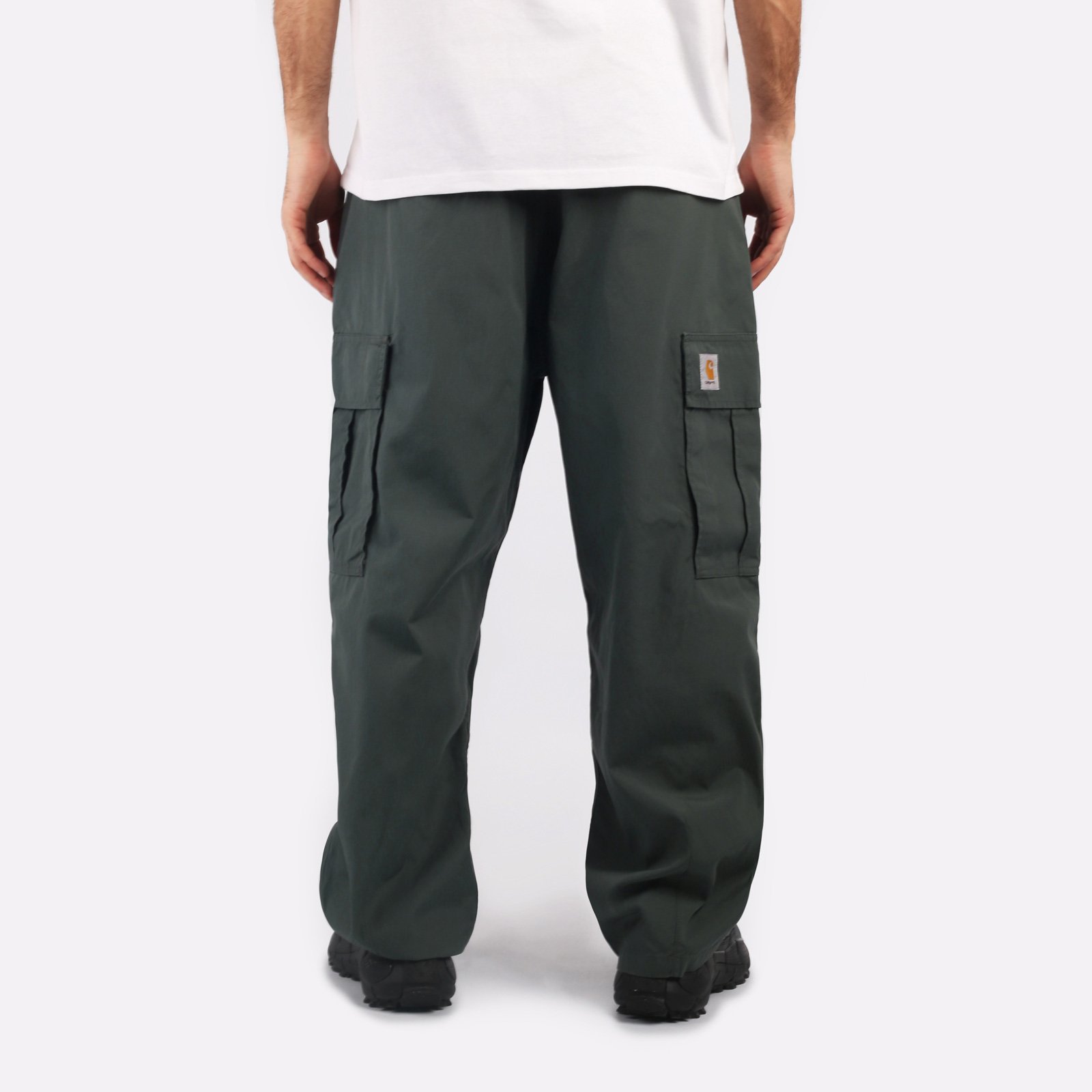 мужские зеленые брюки Carhartt WIP Cole Cargo Pant I030477-jura - цена, описание, фото 2