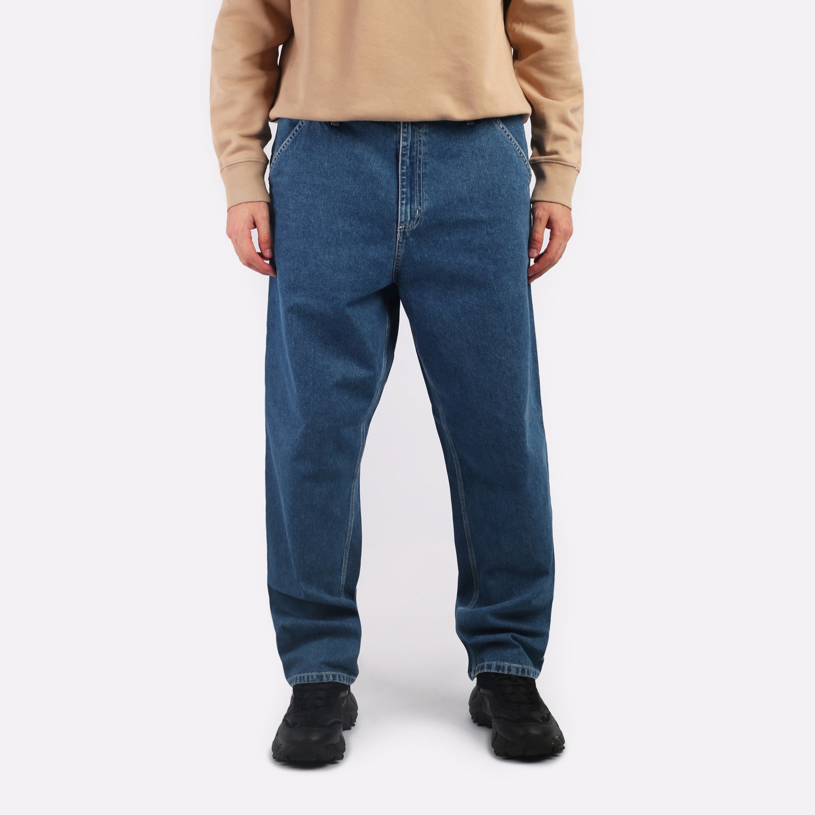 мужские джинсы Carhartt WIP Simple Pant  (I022947-blue)  - цена, описание, фото 1