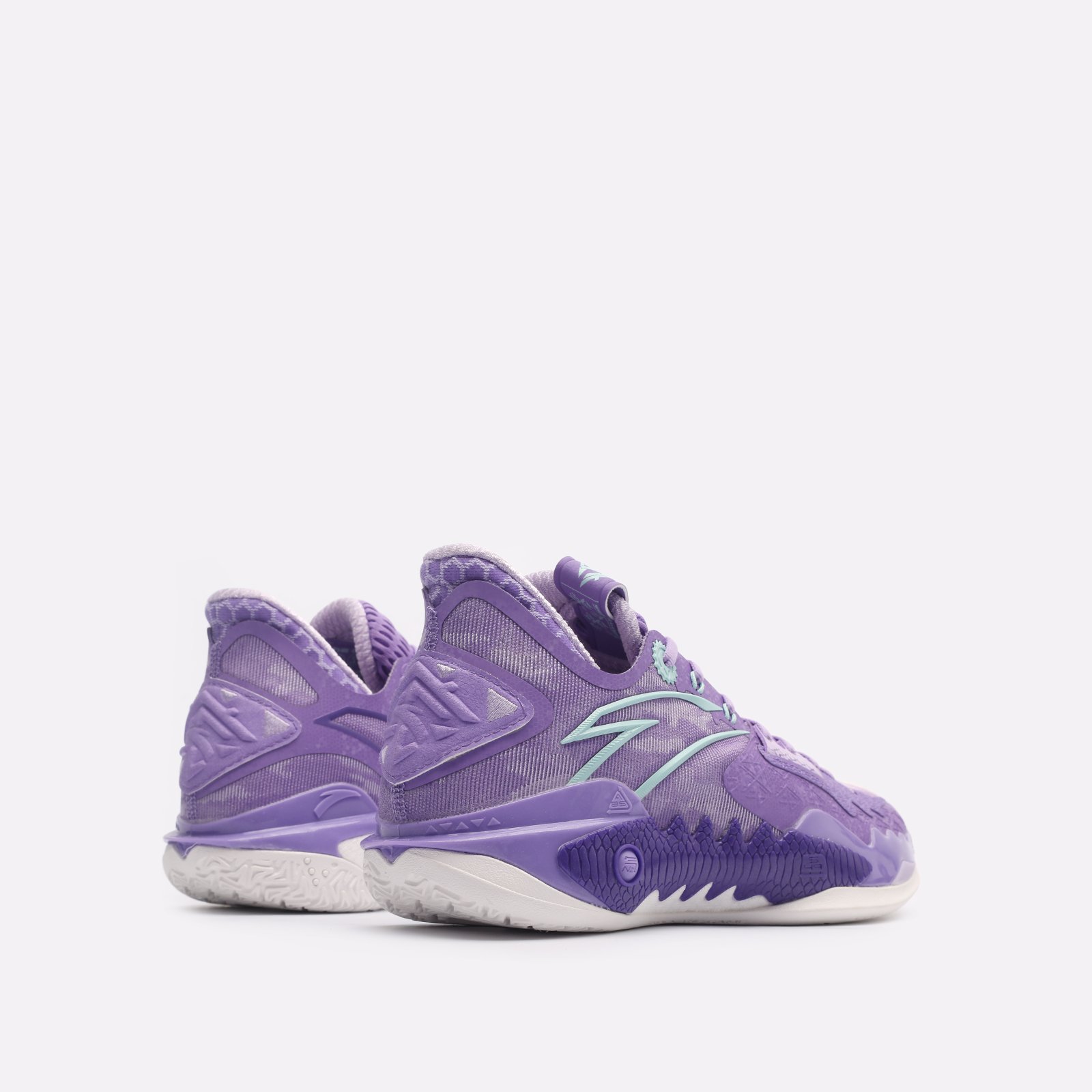 мужские фиолетовые баскетбольные кроссовки ANTA Shock Wave 5.0 V2 812341106-4 - цена, описание, фото 3