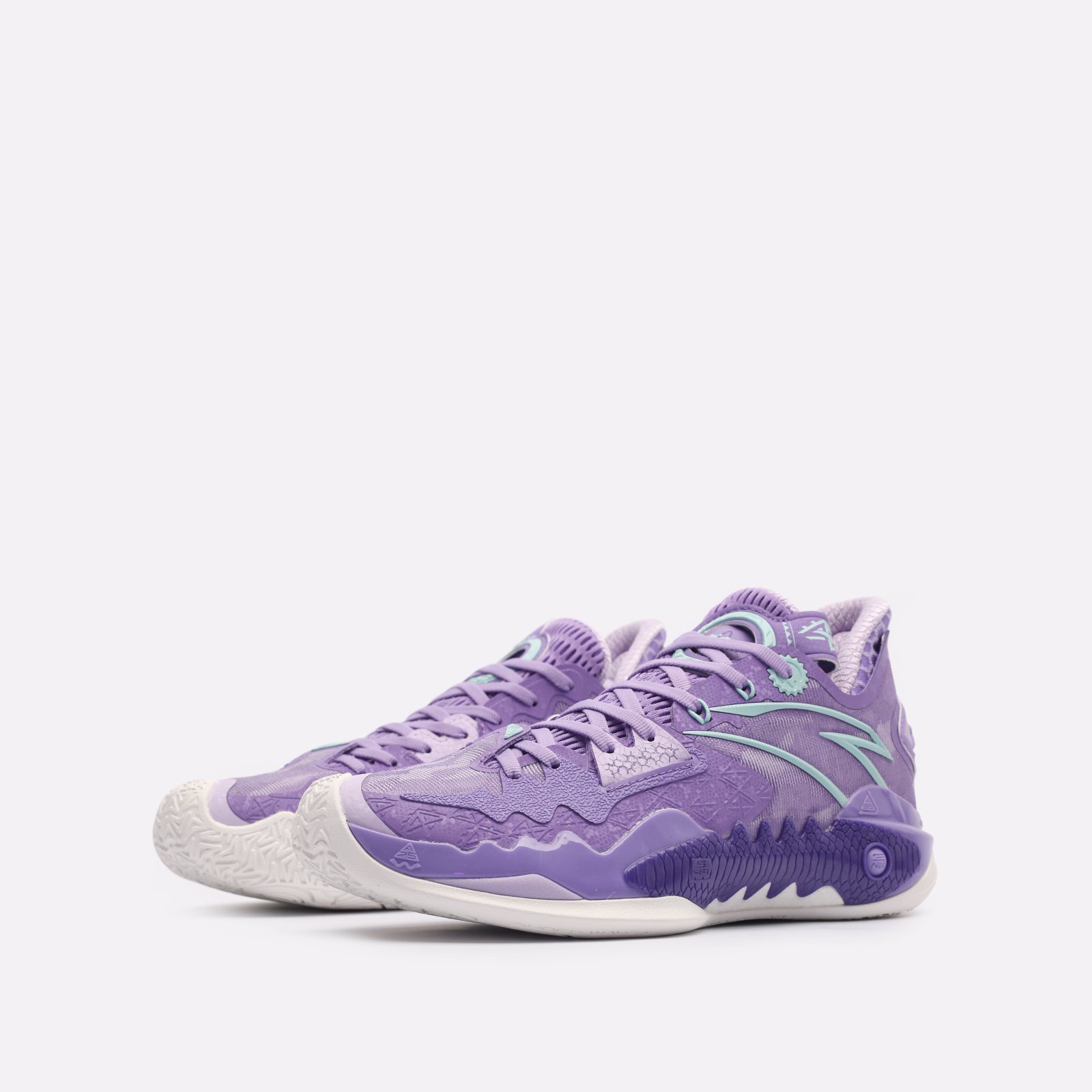 мужские фиолетовые баскетбольные кроссовки ANTA Shock Wave 5.0 V2 812341106-4 - цена, описание, фото 4