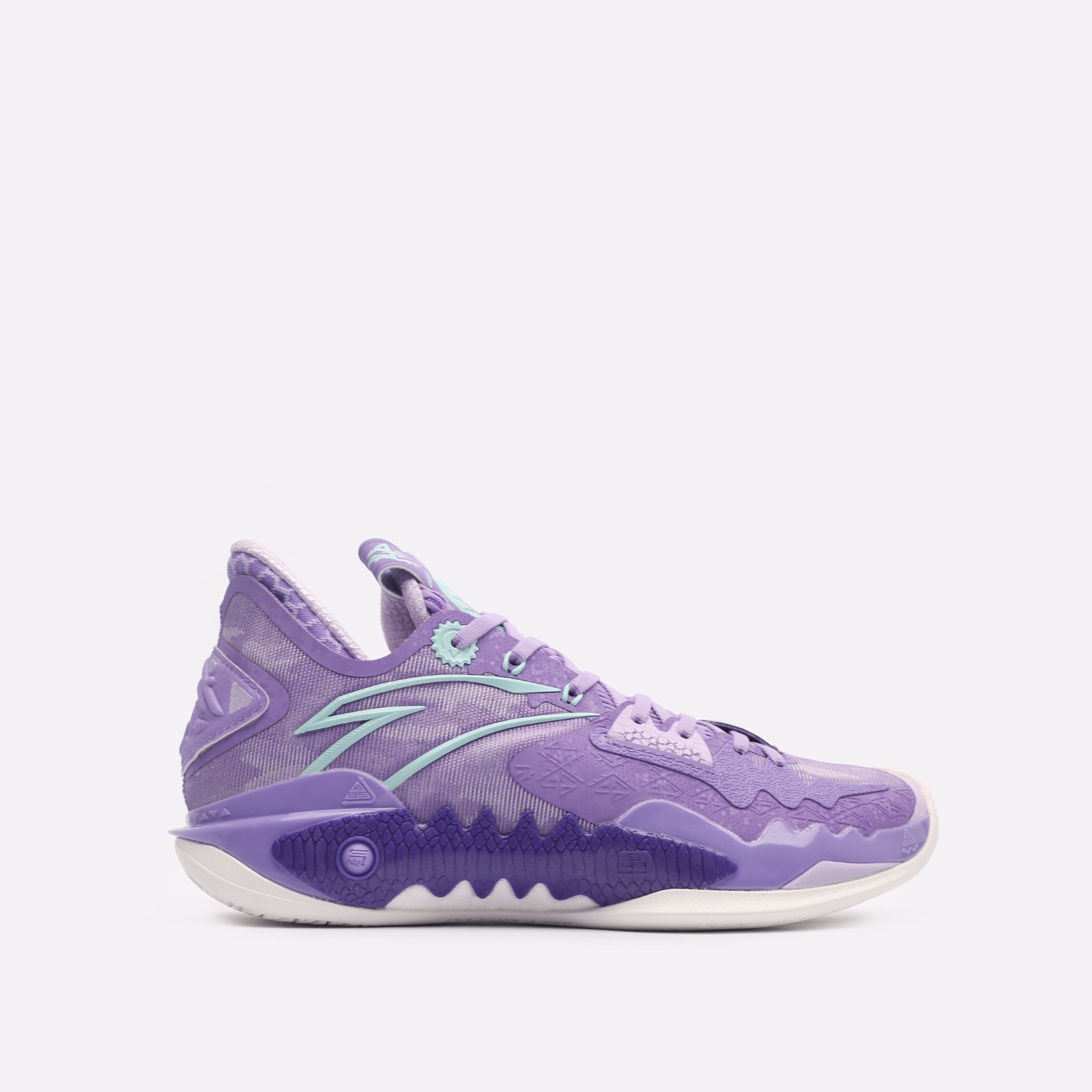 мужские фиолетовые баскетбольные кроссовки ANTA Shock Wave 5.0 V2 812341106-4 - цена, описание, фото 1