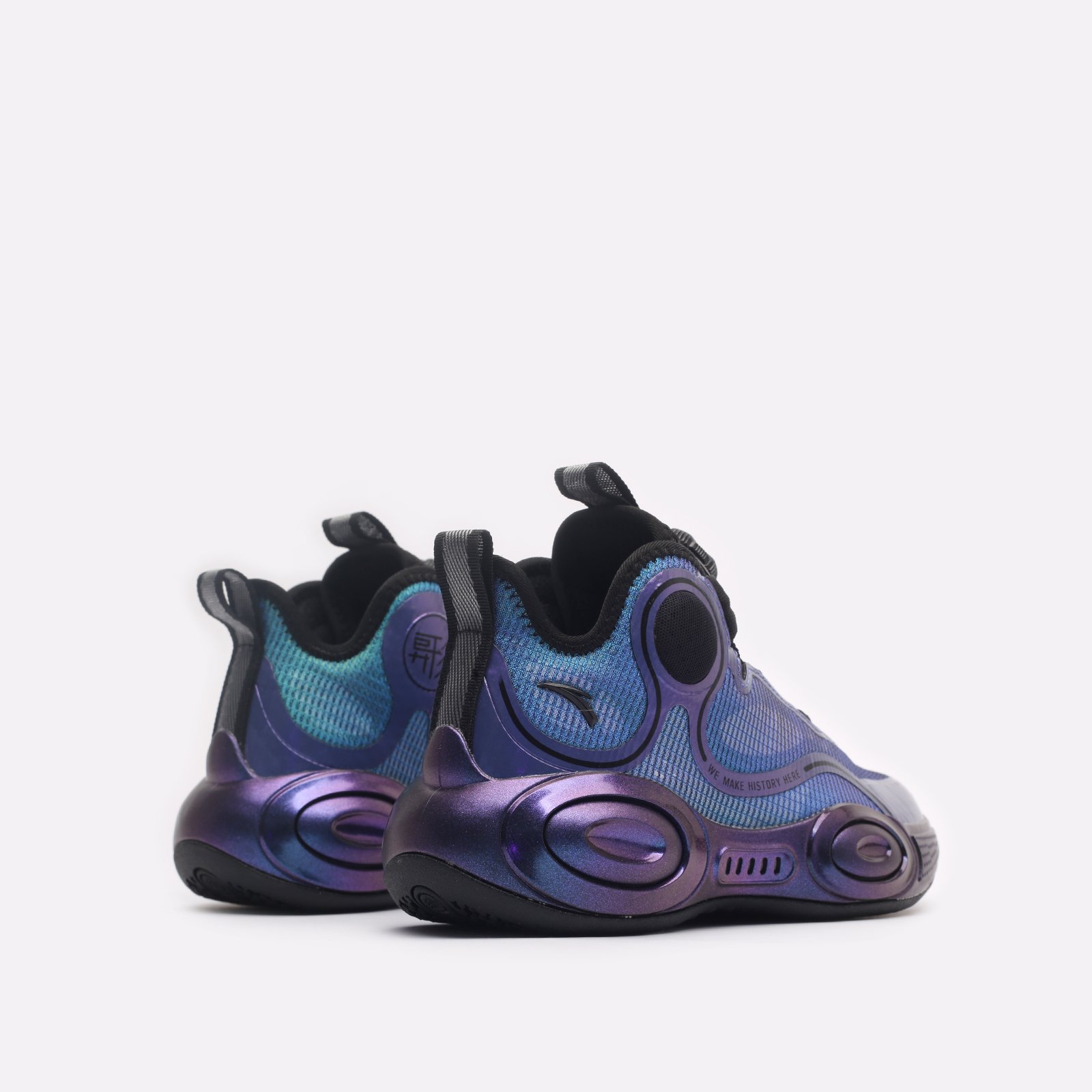 детские фиолетовые баскетбольные кроссовки ANTA Alien W312331102-7 - цена, описание, фото 3