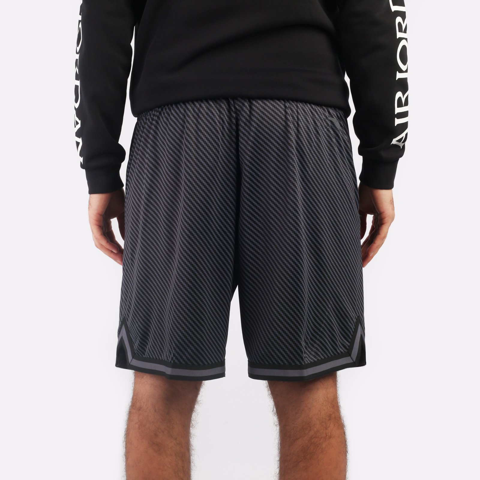 мужские черные шорты ANTA Knit Game Shorts 852331310-2 - цена, описание, фото 3