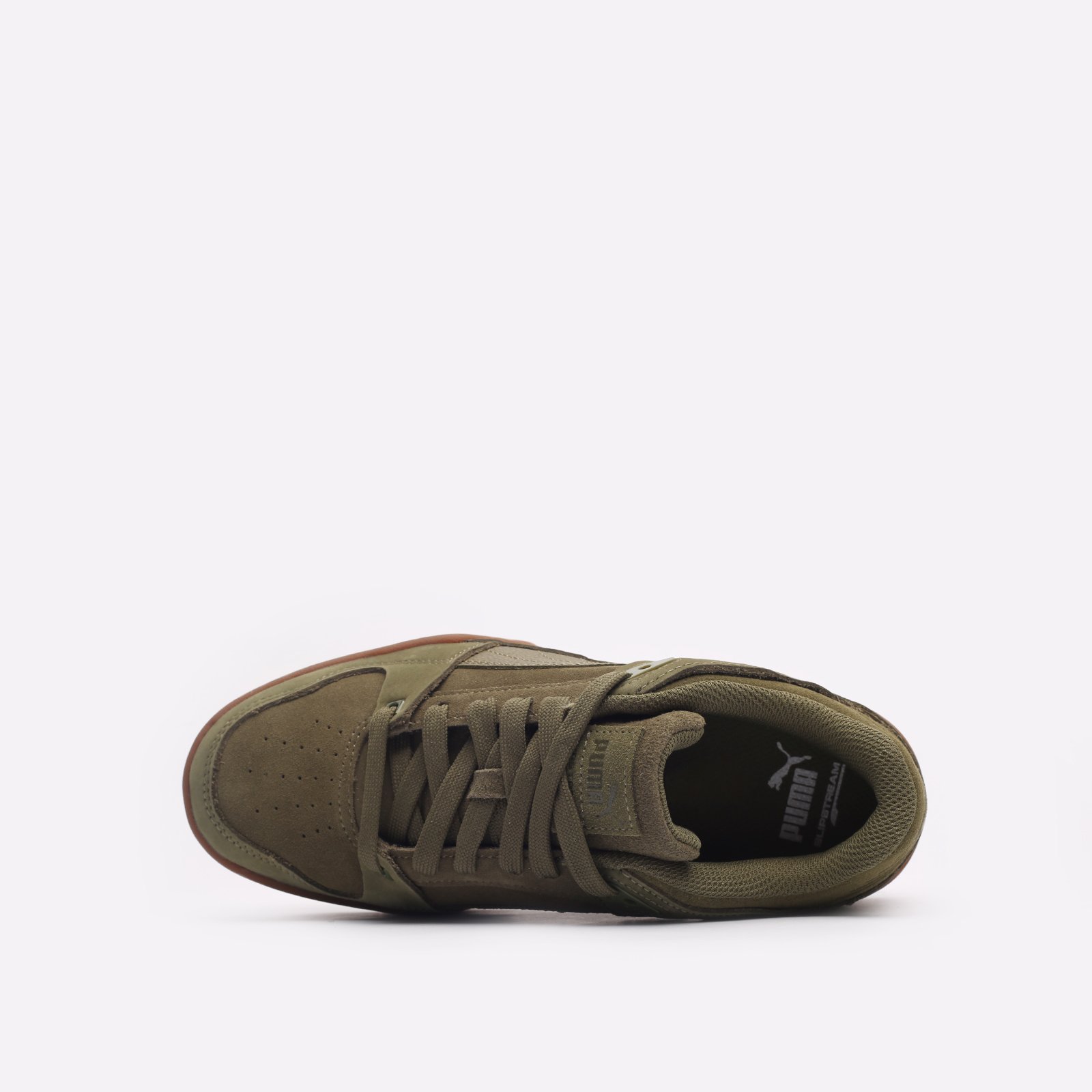 мужские зеленые кроссовки PUMA Slipstream Suede 38754703 - цена, описание, фото 6