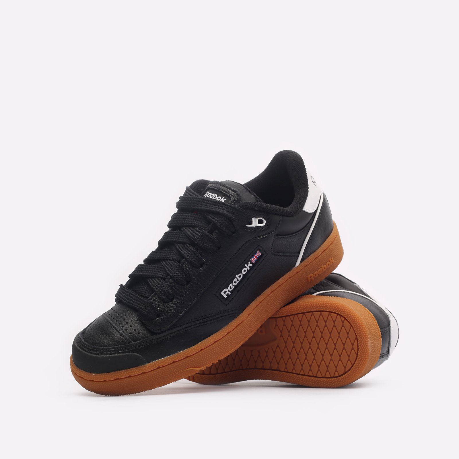 мужские черные кроссовки Reebok Club C BULC 100033925 - цена, описание, фото 2