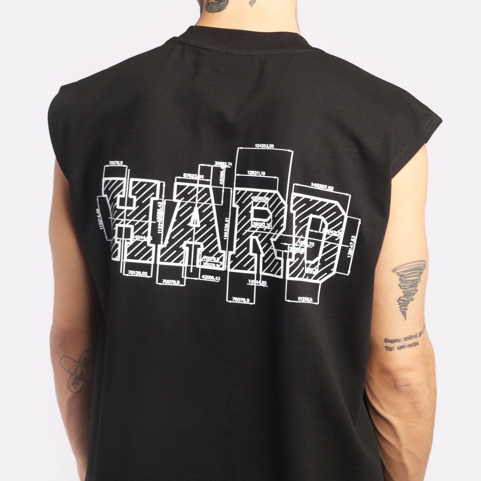 Мужская майка Hard HRD (Hrd-black)  - цена, описание, фото 4