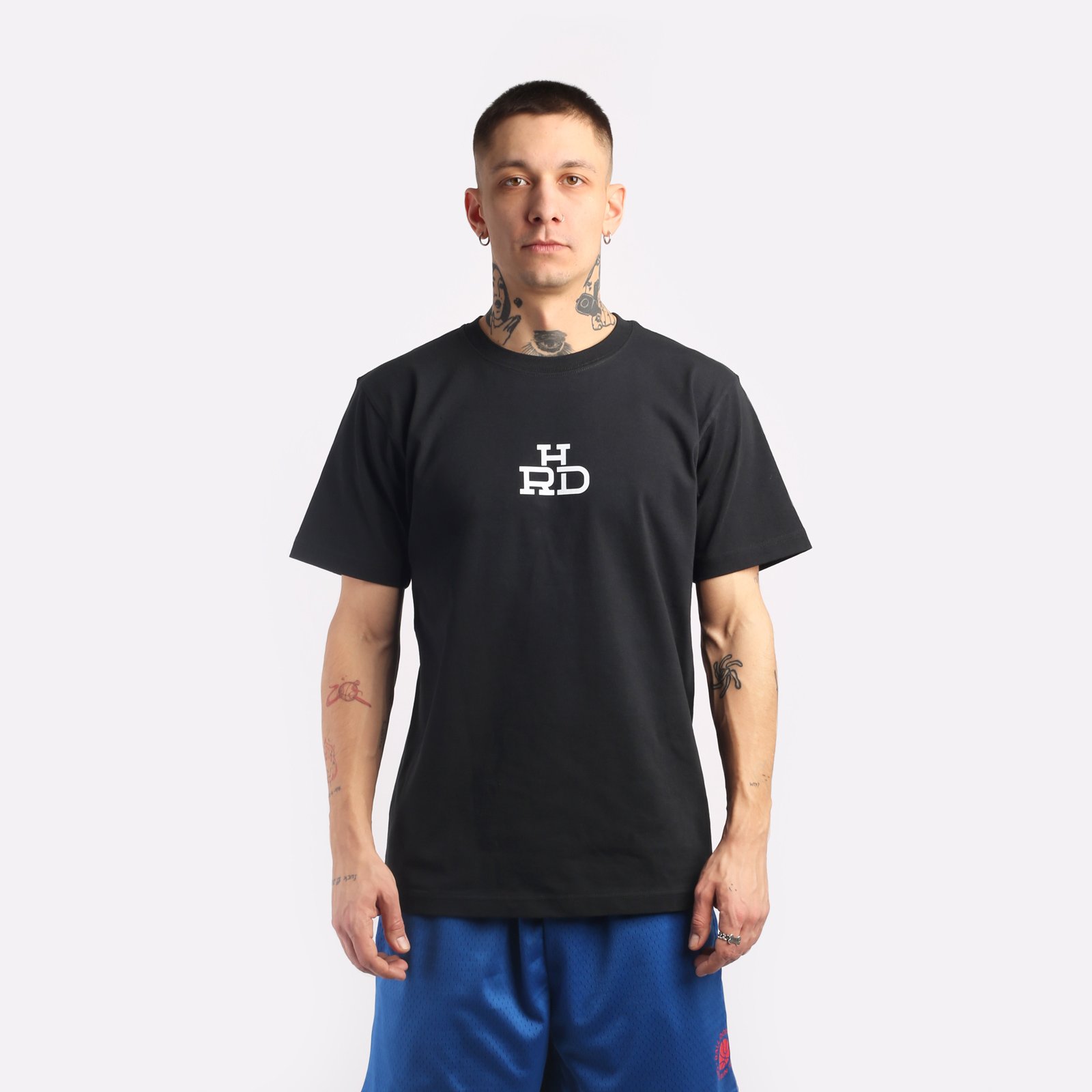 мужская футболка Hard Logo  (Tee hrd-blck)  - цена, описание, фото 1