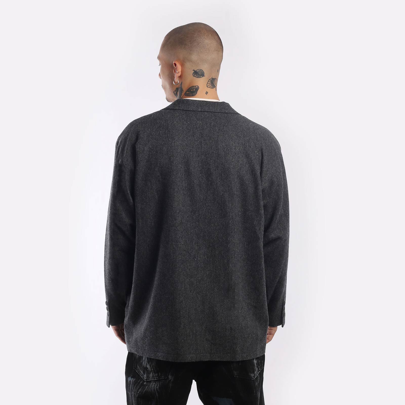 Мужской пиджак Hombre Nino Cordura Wool 3B Jacket (0222-JK0002-gray)  - цена, описание, фото 2