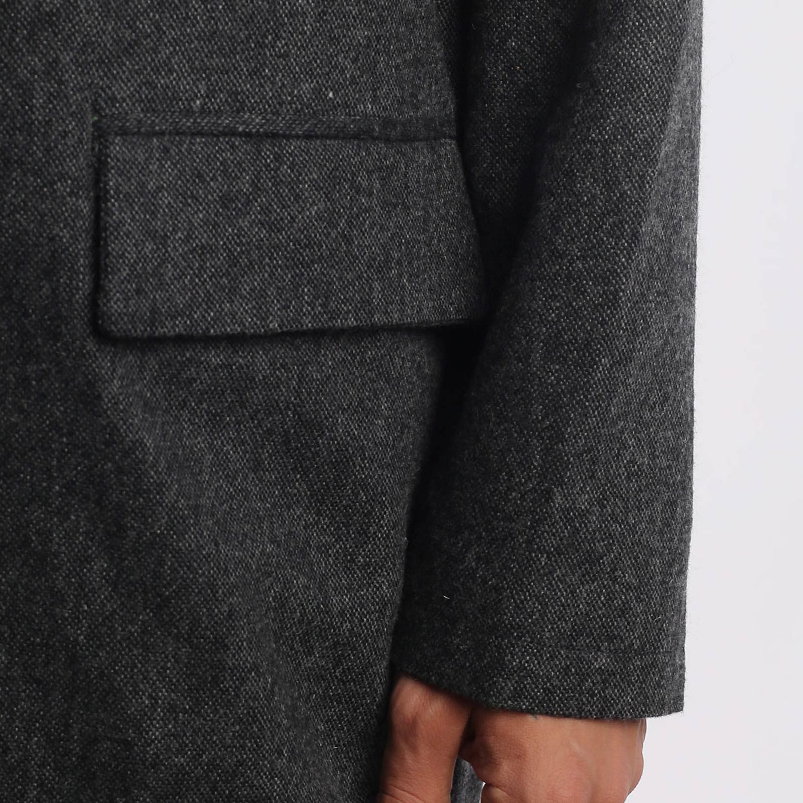 Мужской пиджак Hombre Nino Cordura Wool 3B Jacket (0222-JK0002-gray)  - цена, описание, фото 5