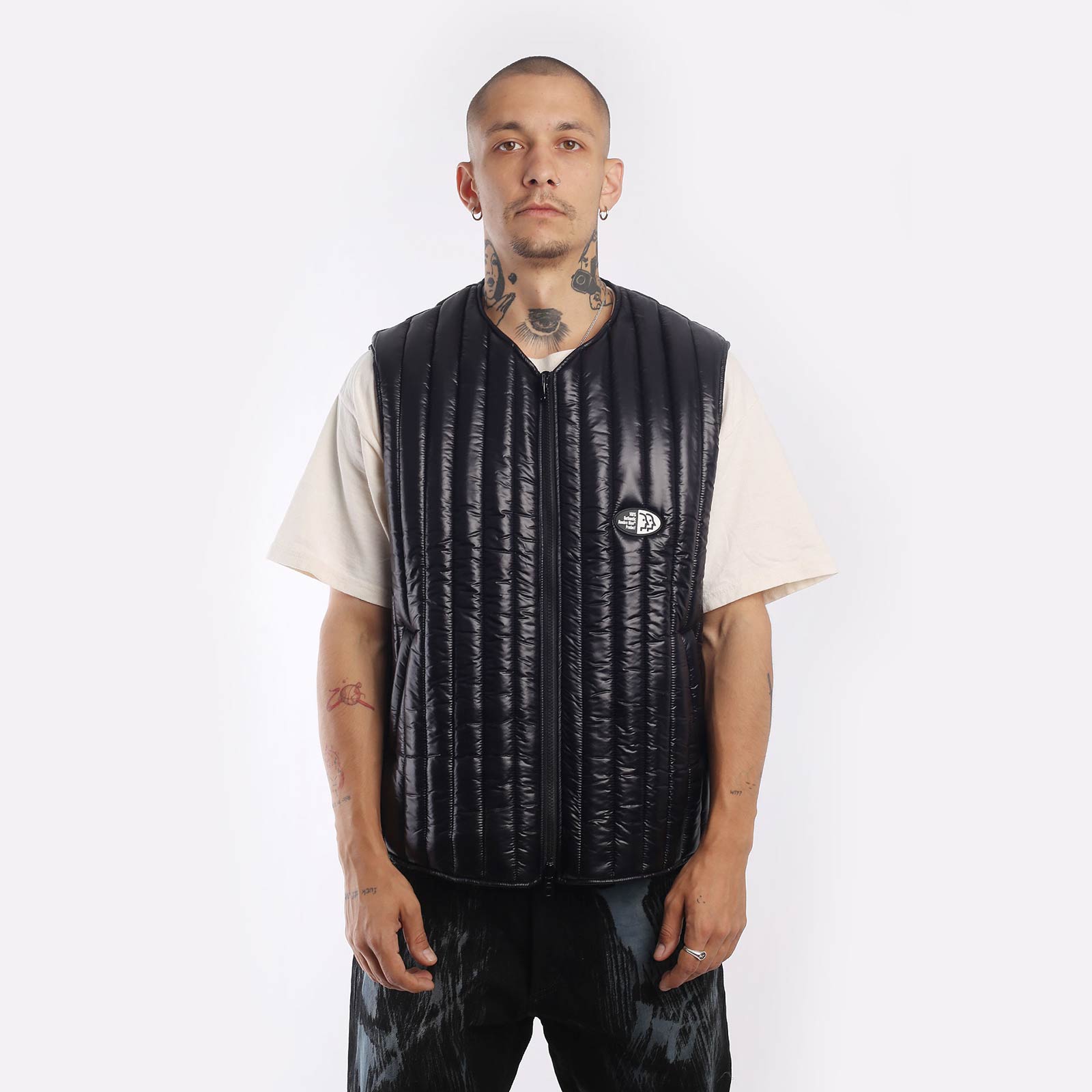Мужской жилет Hombre Nino Corona Deep Freeze Simple Vest (0222-JK0001-black)  - цена, описание, фото 1